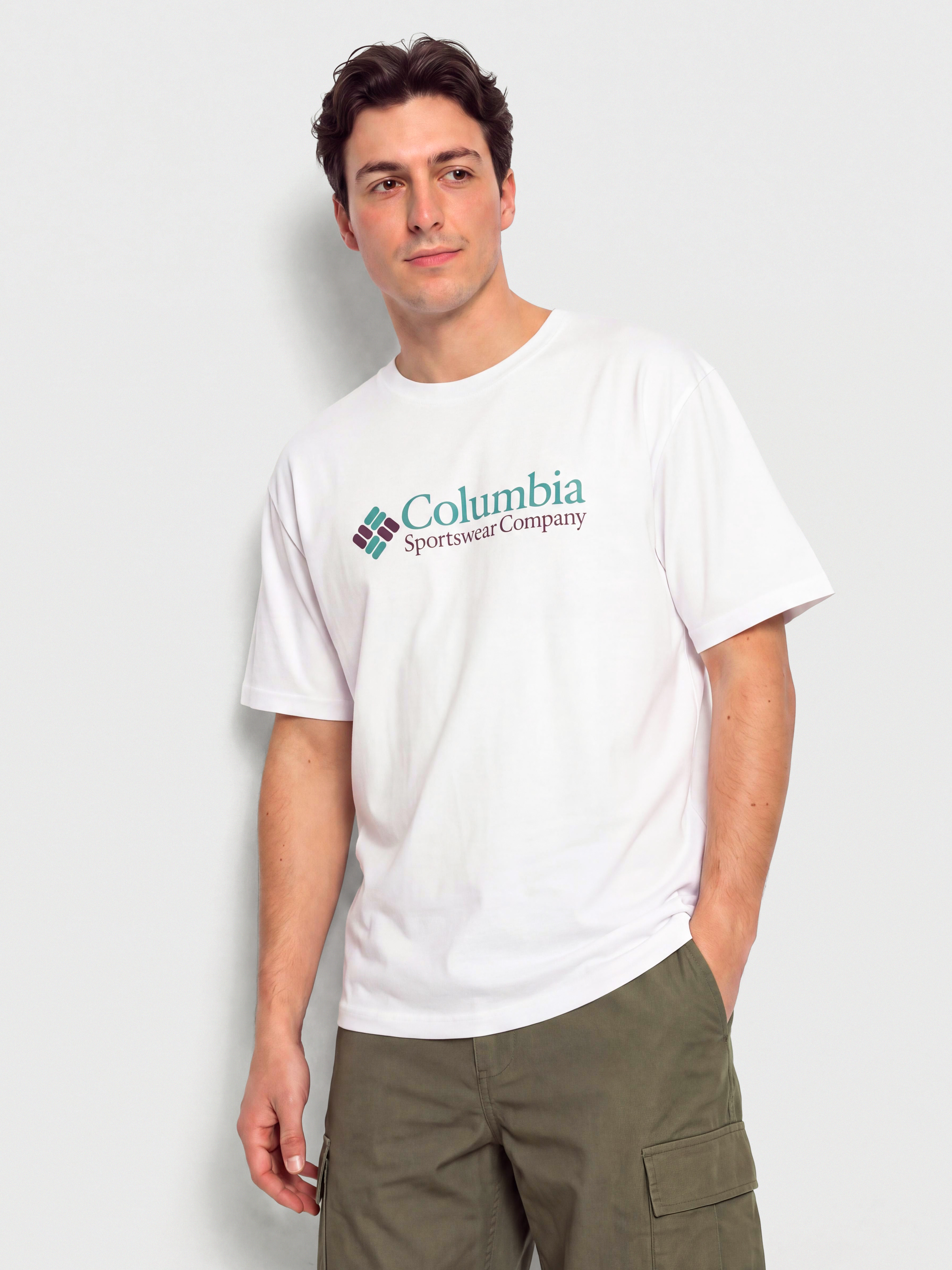 T-shirt Columbia CSC Heavyweight Logo (white csc retro)