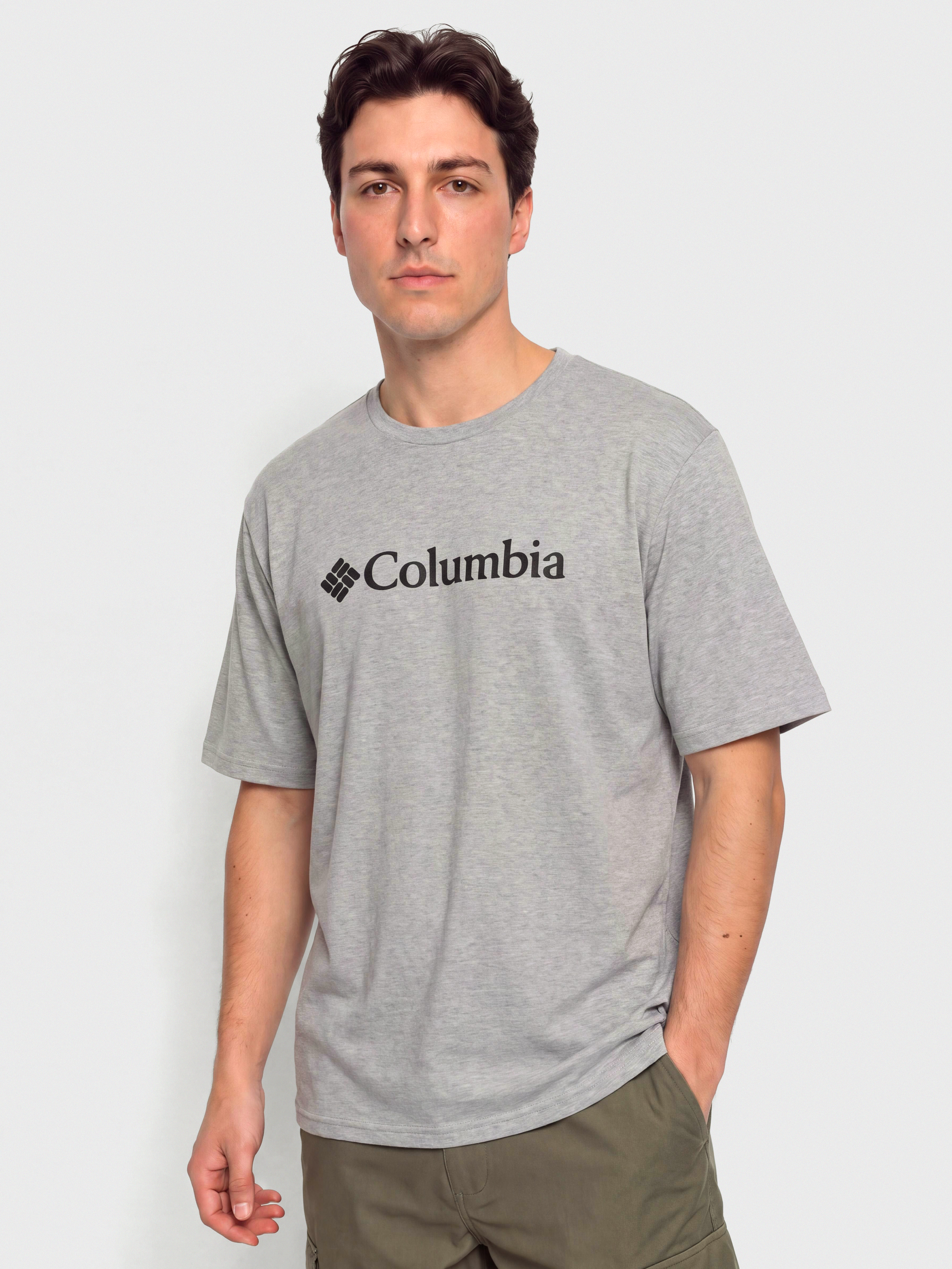 T-shirt Columbia CSC Basic Logo (columbia grey heather)