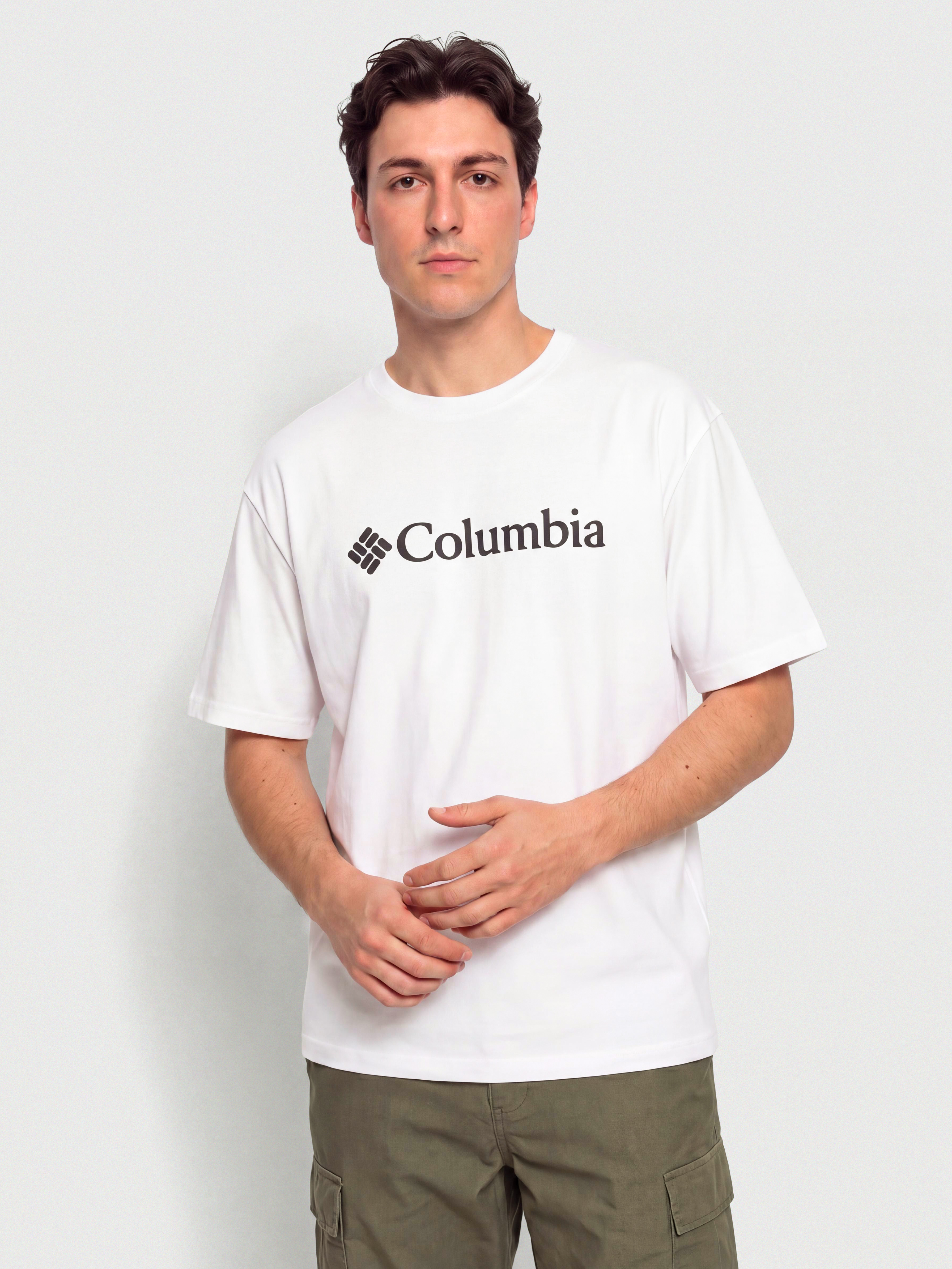 T-shirt Columbia CSC Basic Logo (white/gem columbia)
