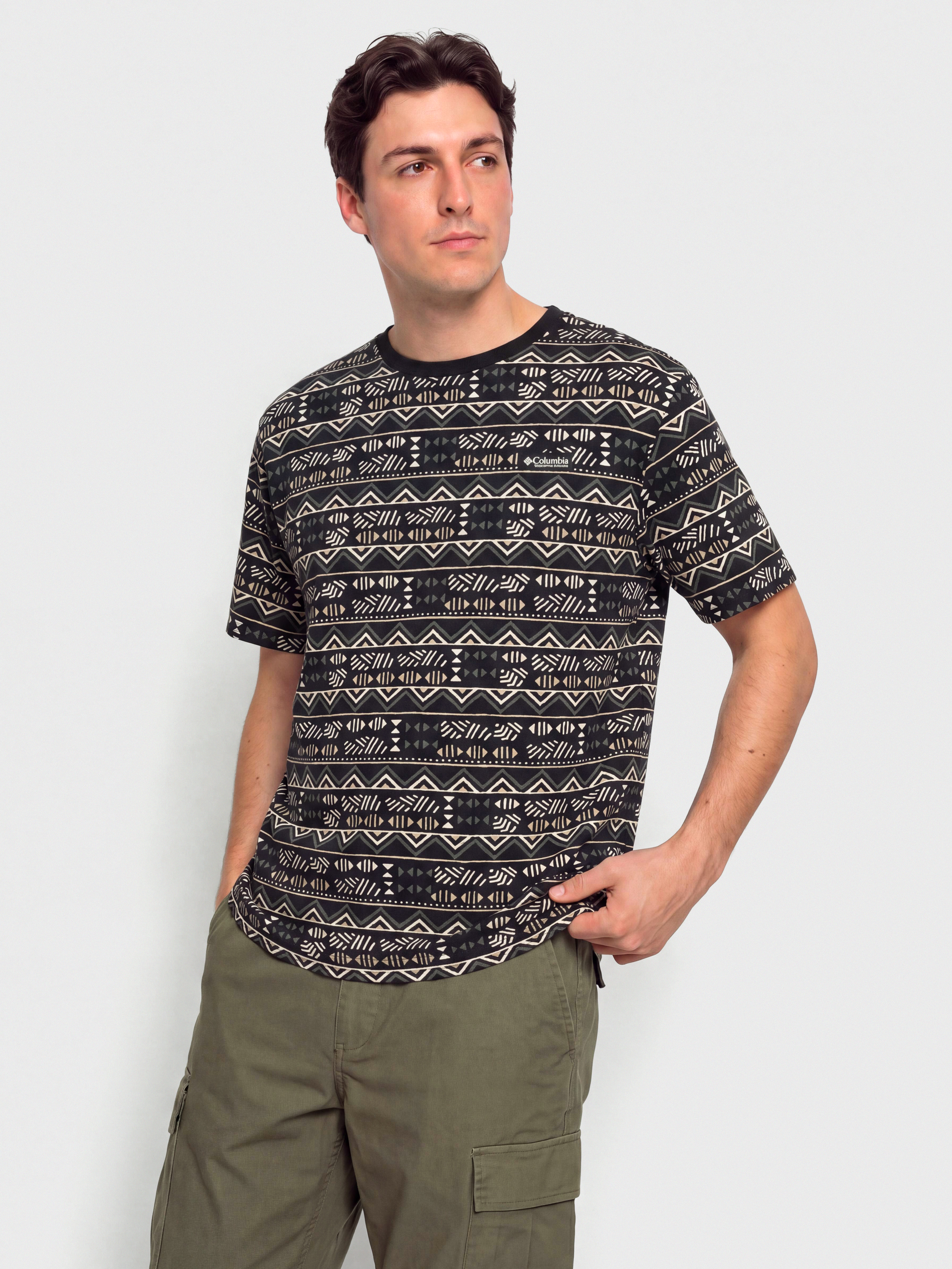 T-shirt Columbia CSC Heavyweight Printed (black/horizons)