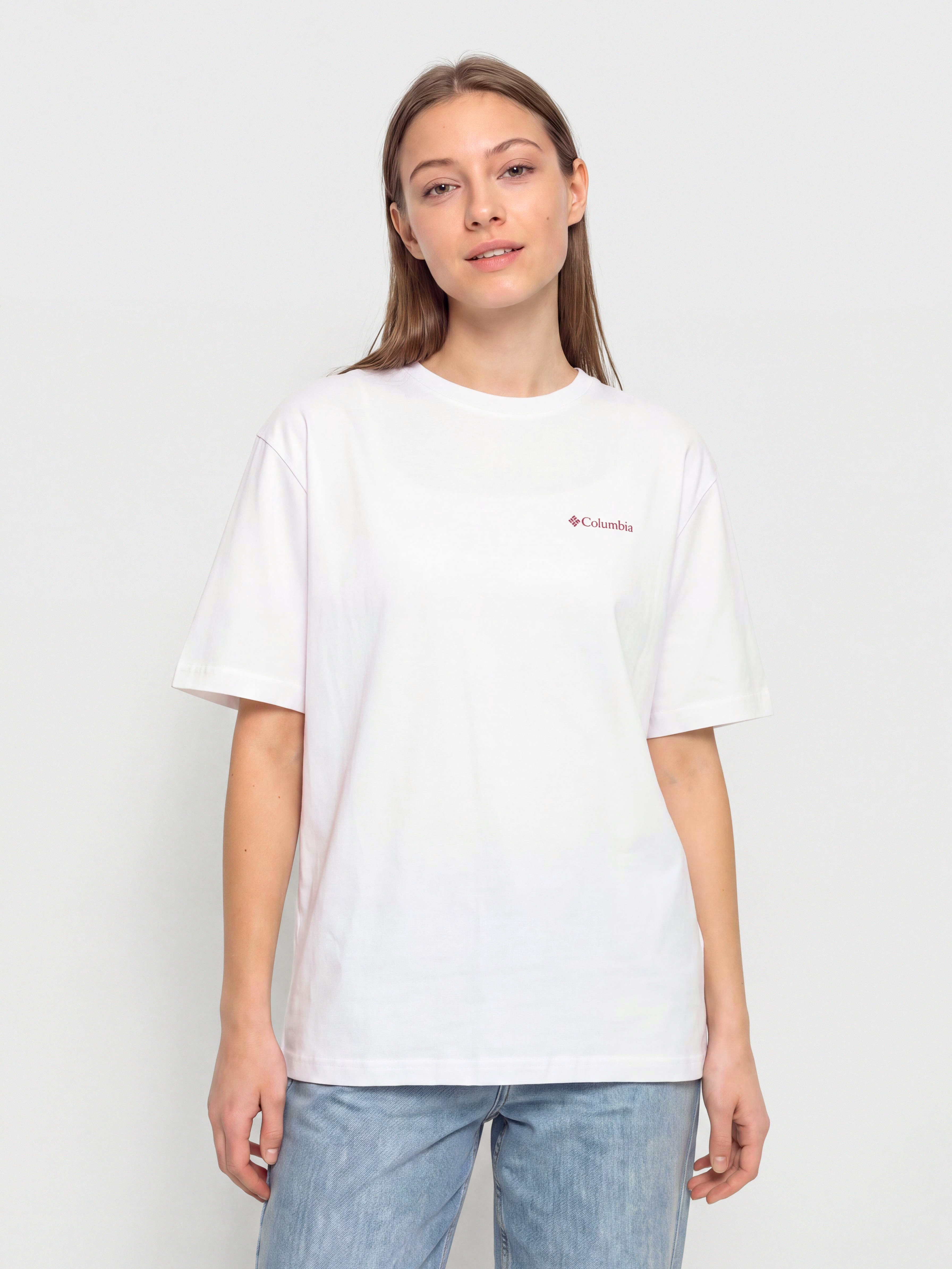 T-shirt Columbia Rolling Bend Graphic Oversized Wmn (white/floral groove)