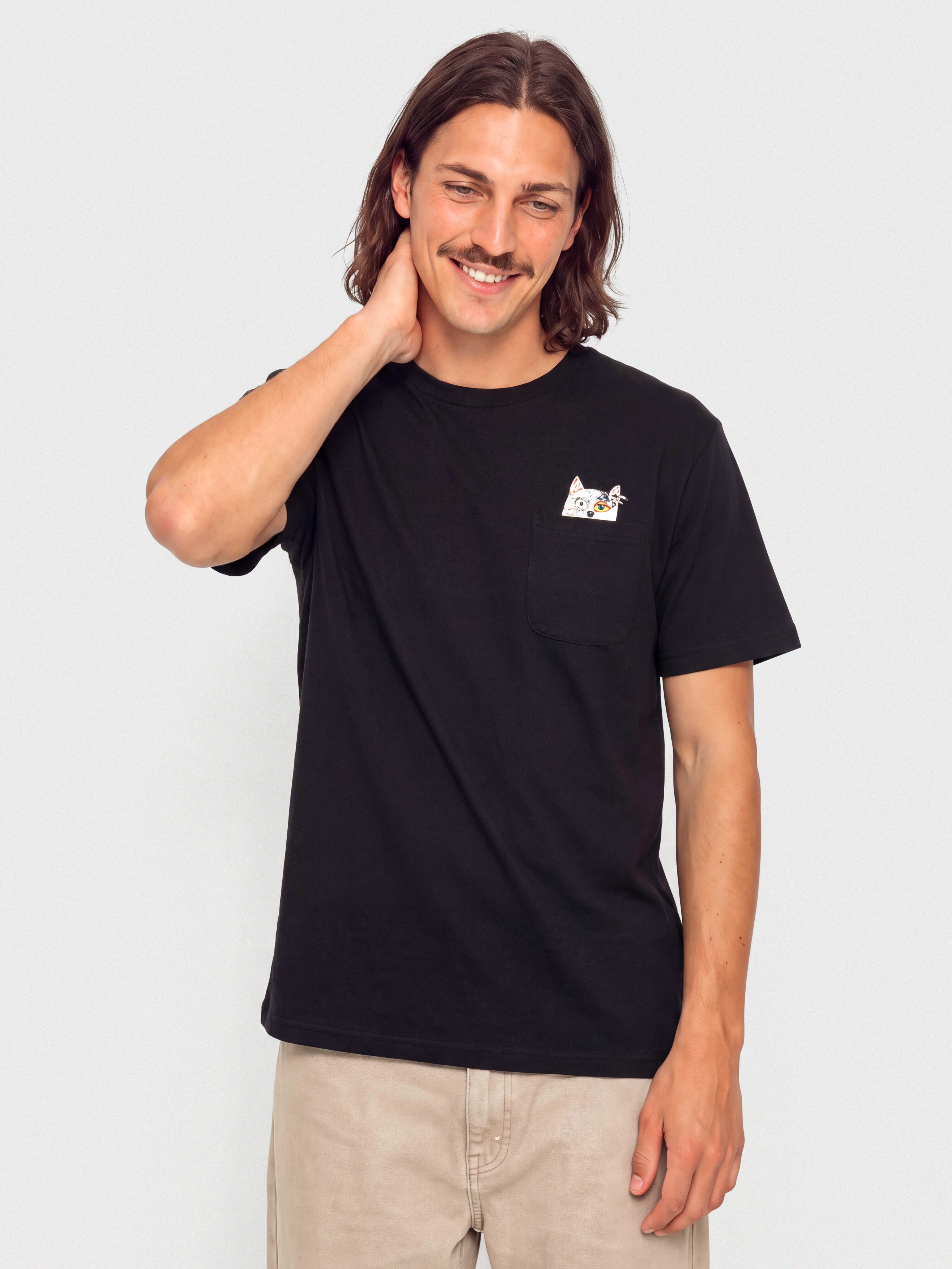 T-shirt RipNDip Lord Nermal Collage Pocket