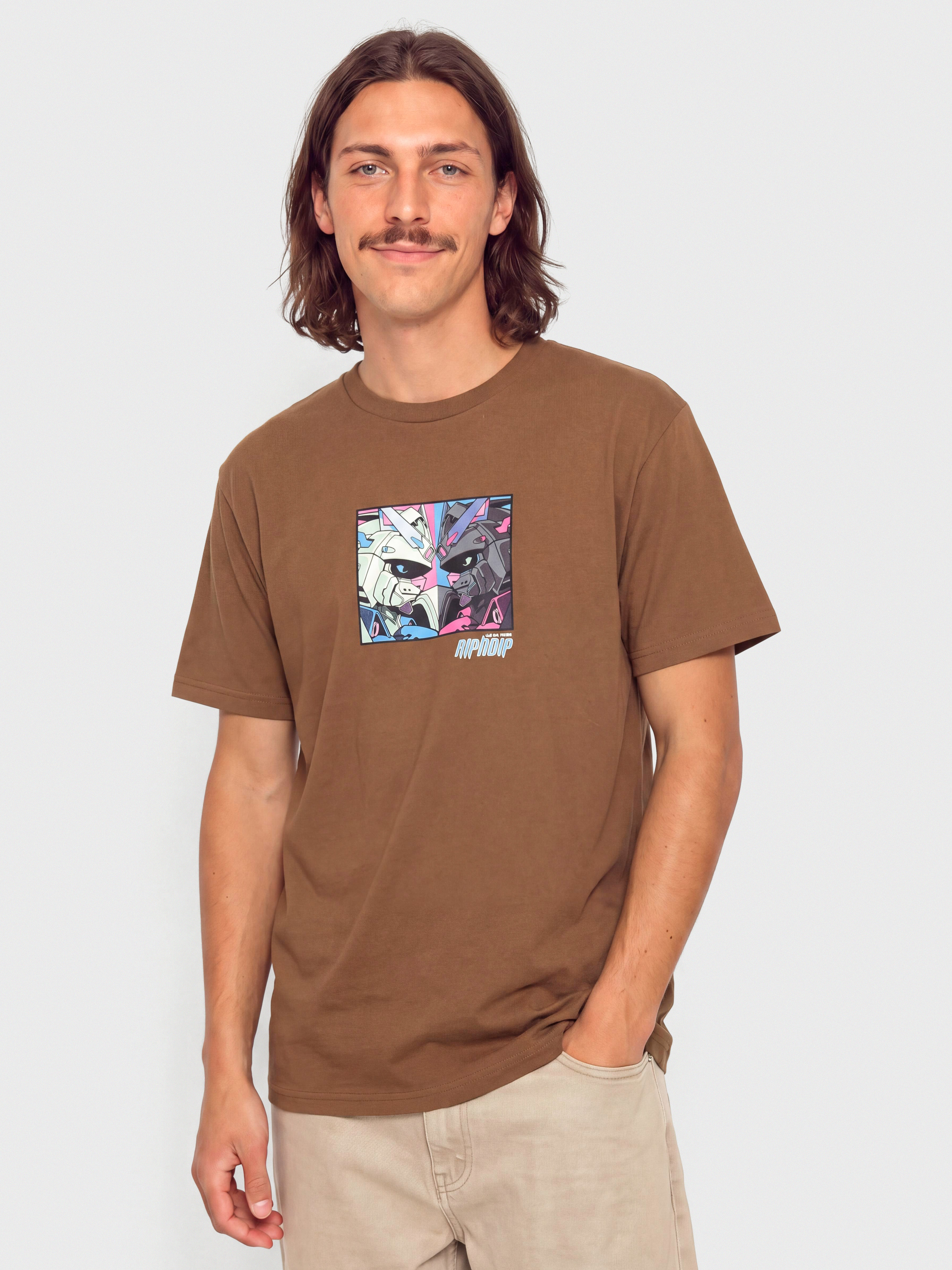 T-shirt RipNDip Nermbots (brown)