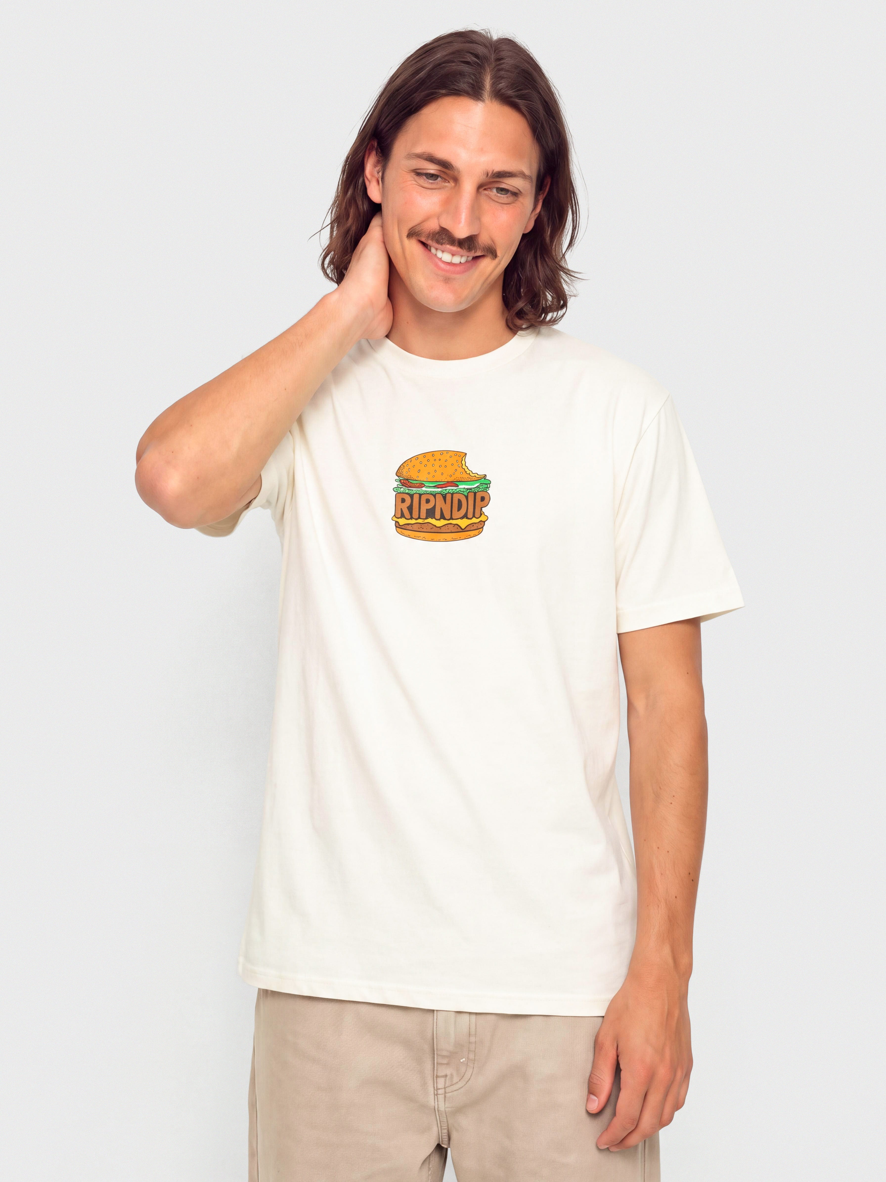 T-shirt RipNDip Bite Me (bone)
