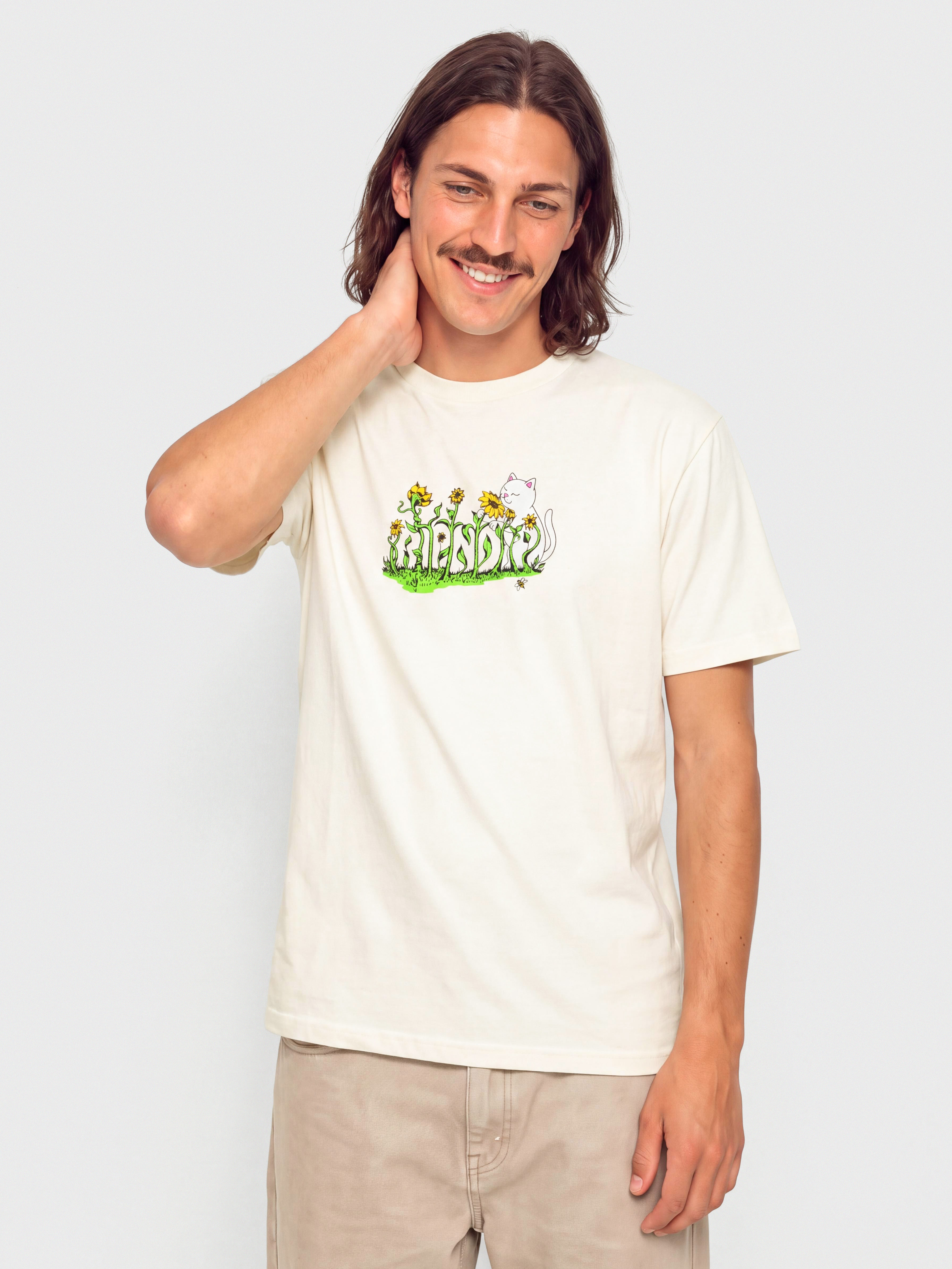 T-shirt RipNDip Flower Boy (bone)