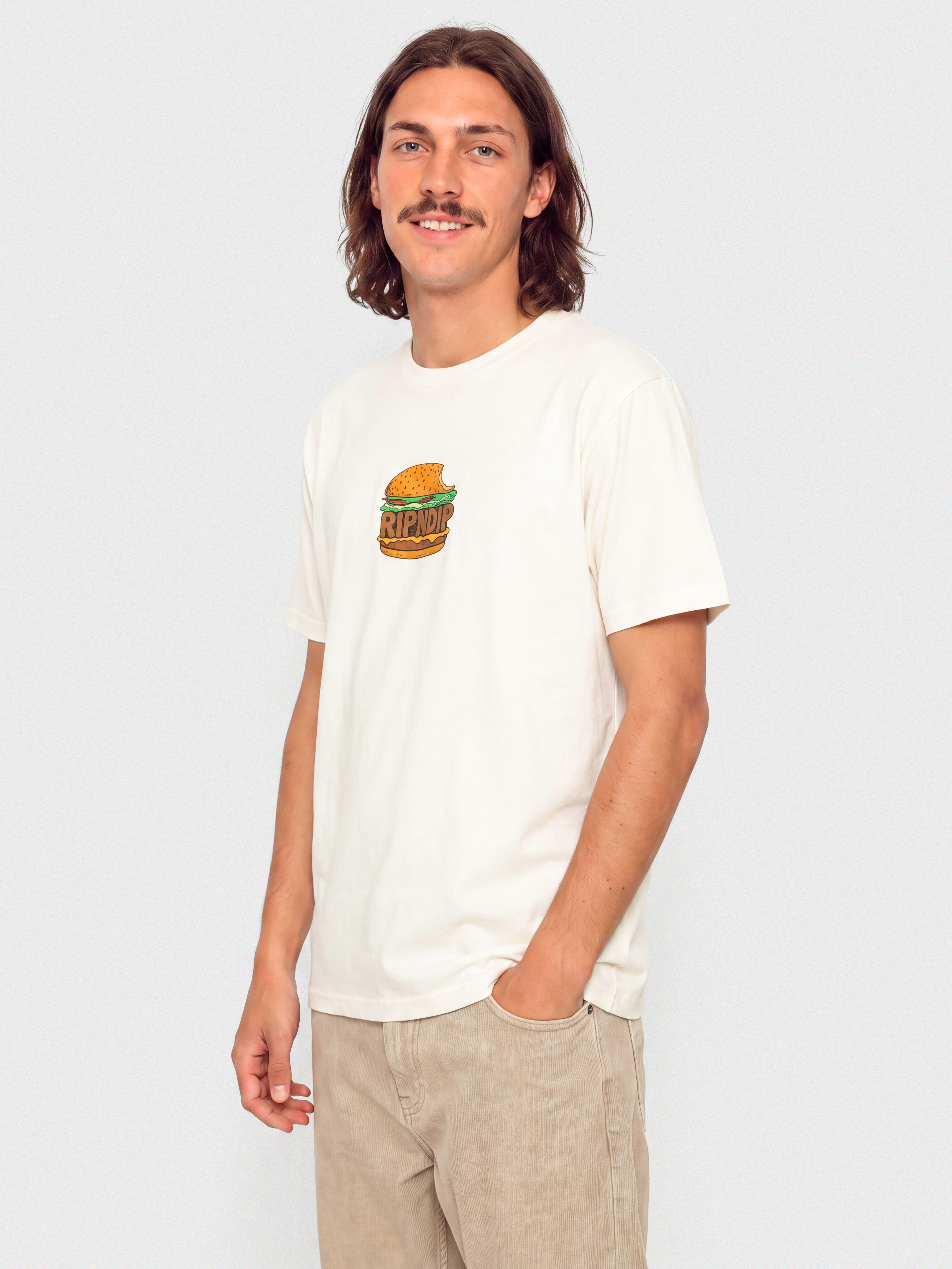 T-shirt RipNDip Bite Me (bone)