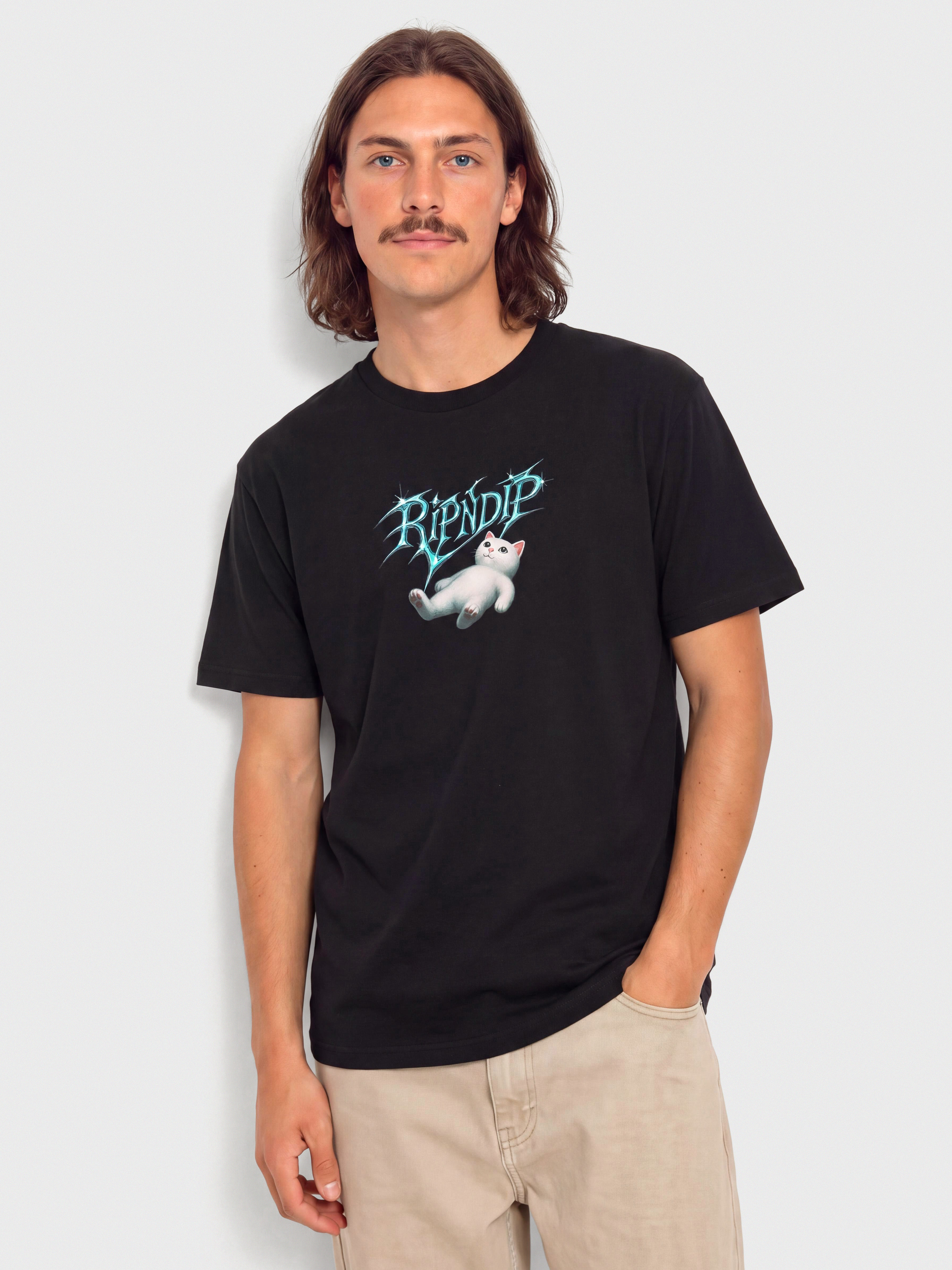 T-shirt RipNDip Space Vision (black wash)