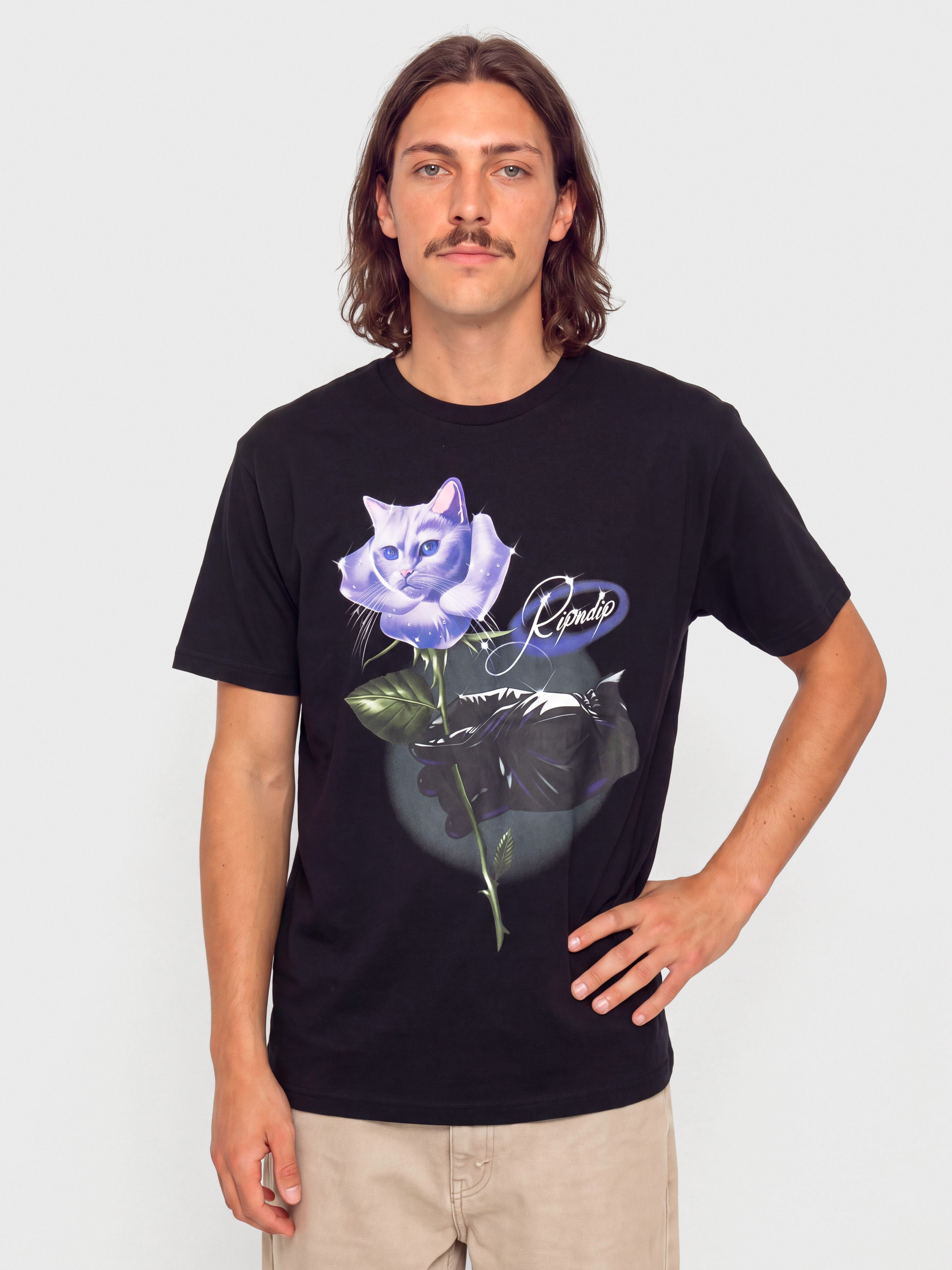 T-shirt RipNDip Rose (black)
