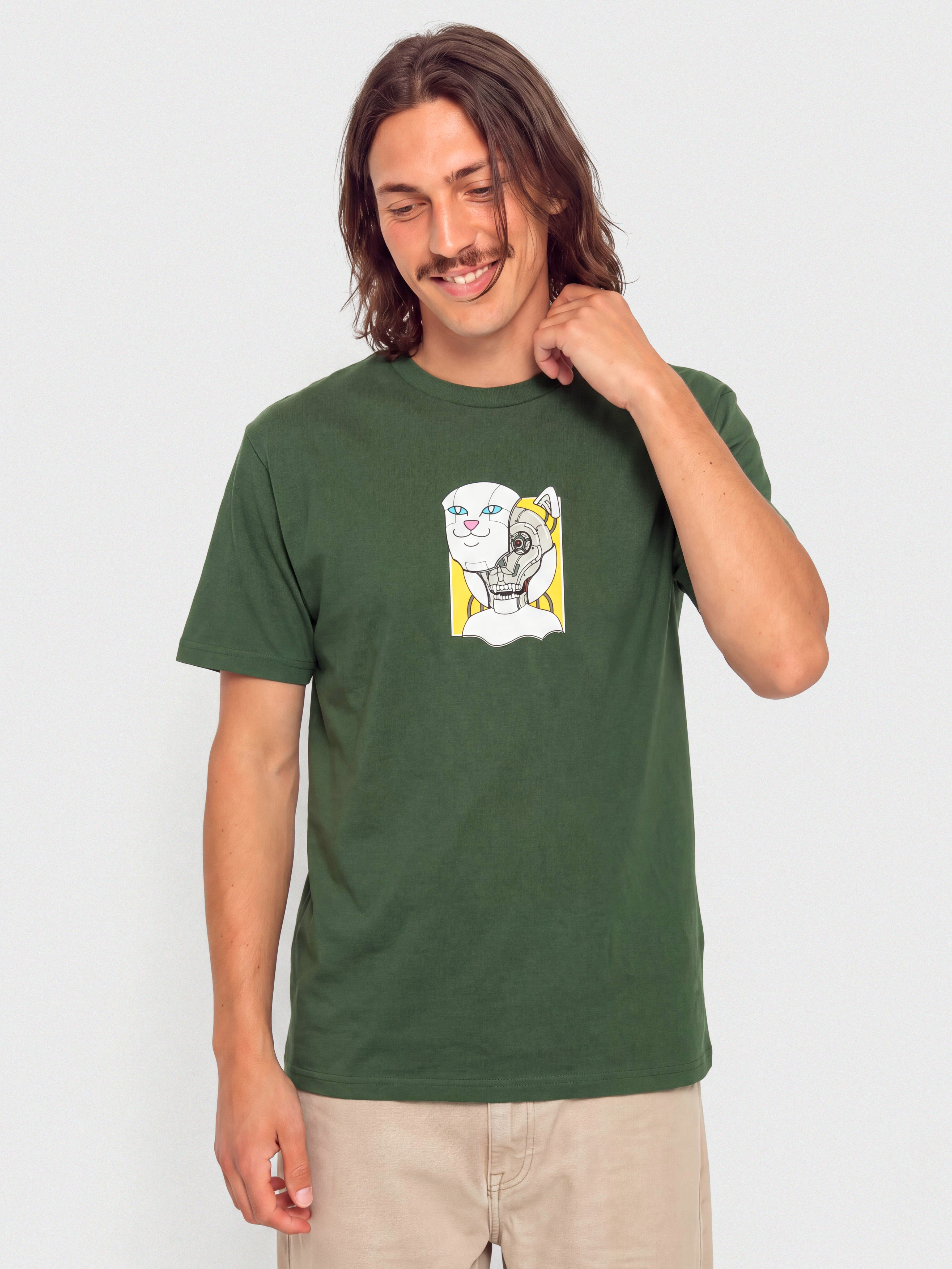 T-shirt RipNDip Plugged In (dark forest)