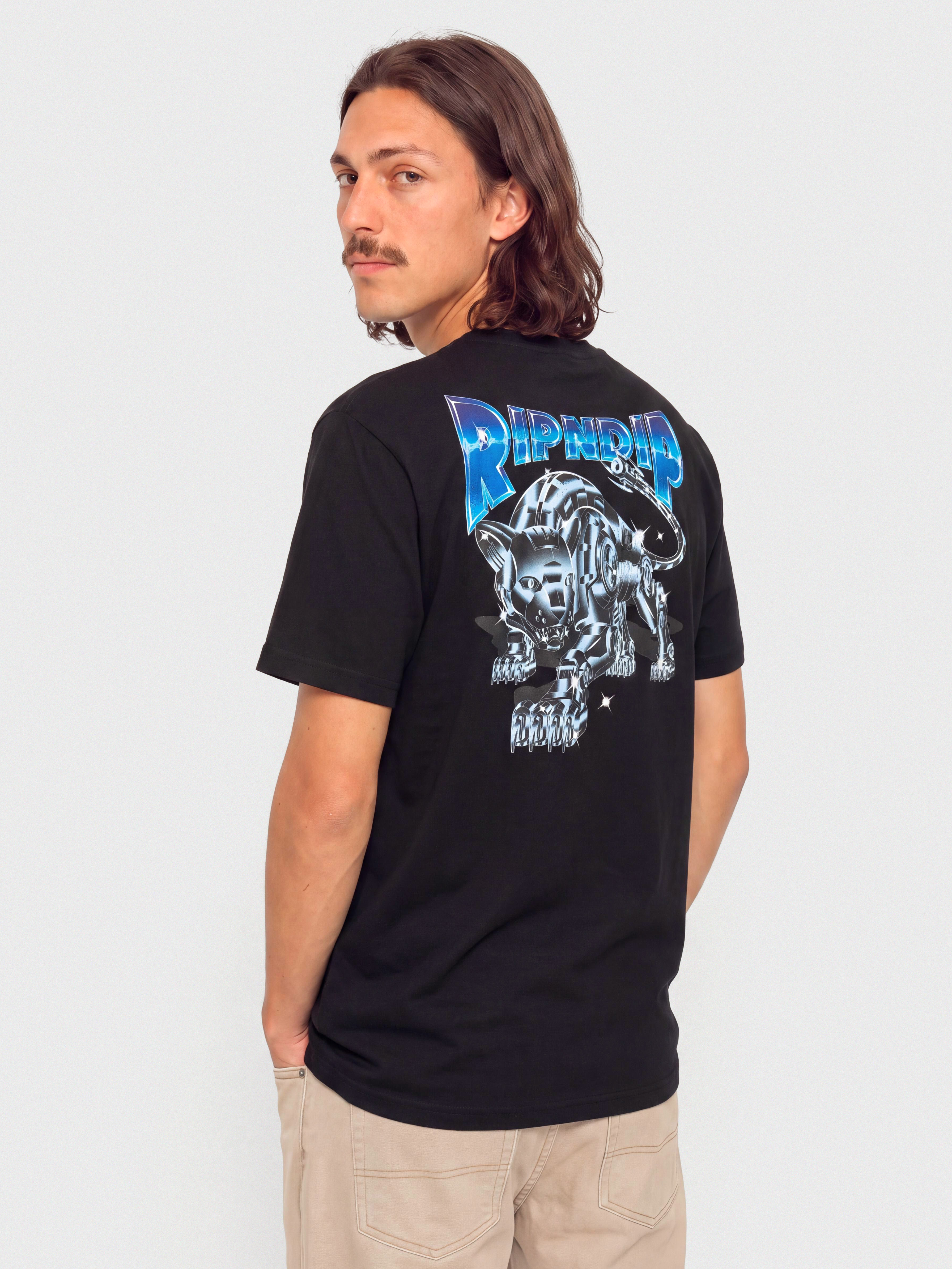 T-shirt RipNDip Cyborg (black wash)