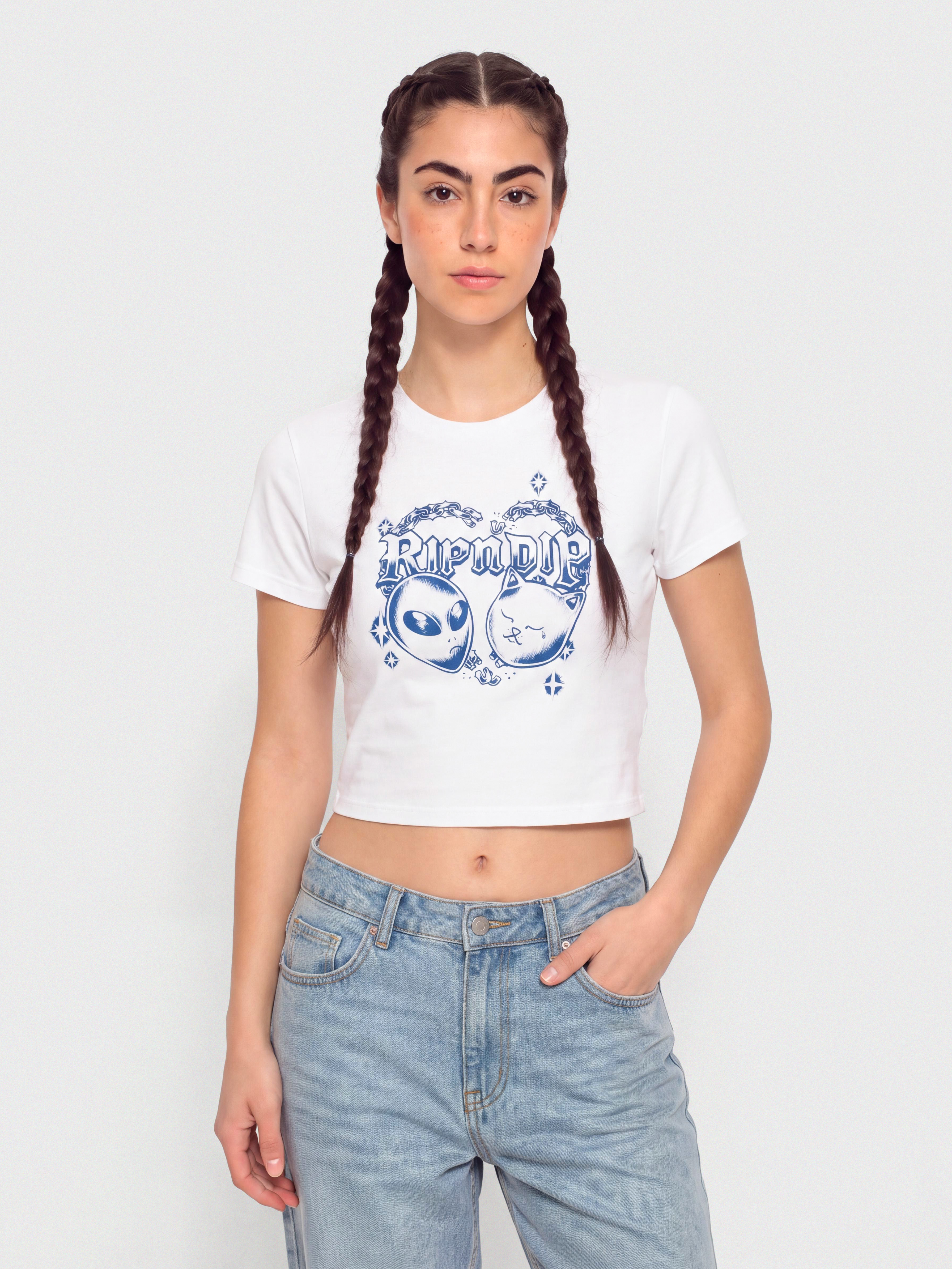 T-shirt RipNDip Kali Cropped Baby Wmn