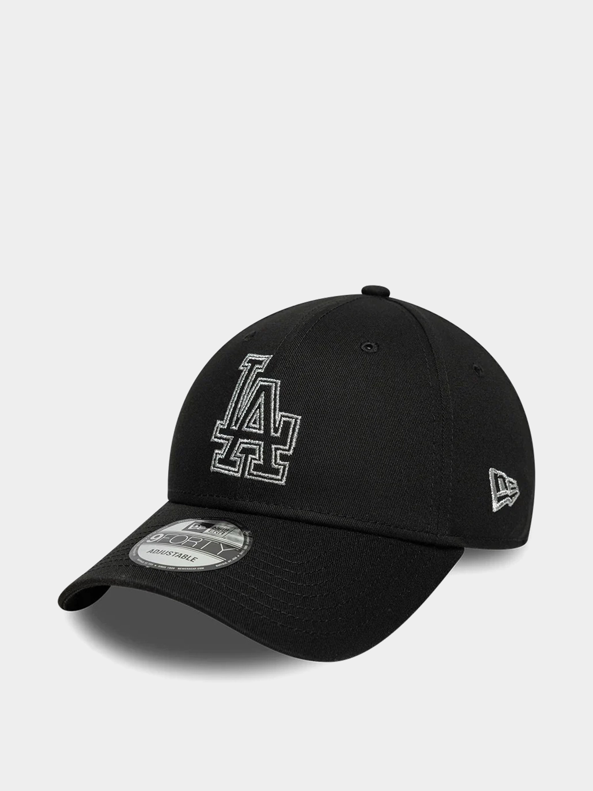 Czapka z daszkiem New Era Metallic Outline 9Forty Los Angeles Dodgers (black)