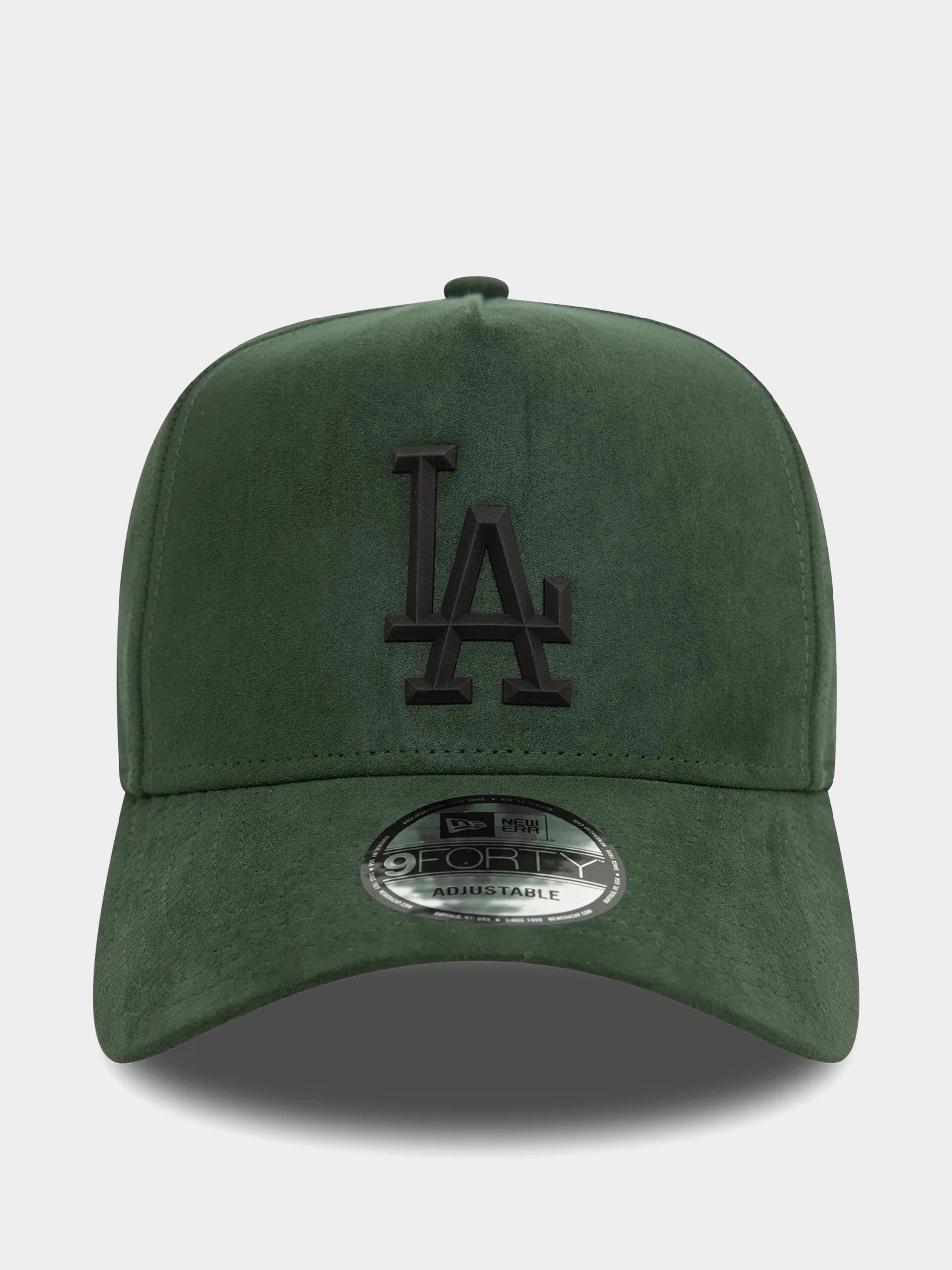 Czapka z daszkiem New Era Faux Suede E Frame La Dodgers (green)