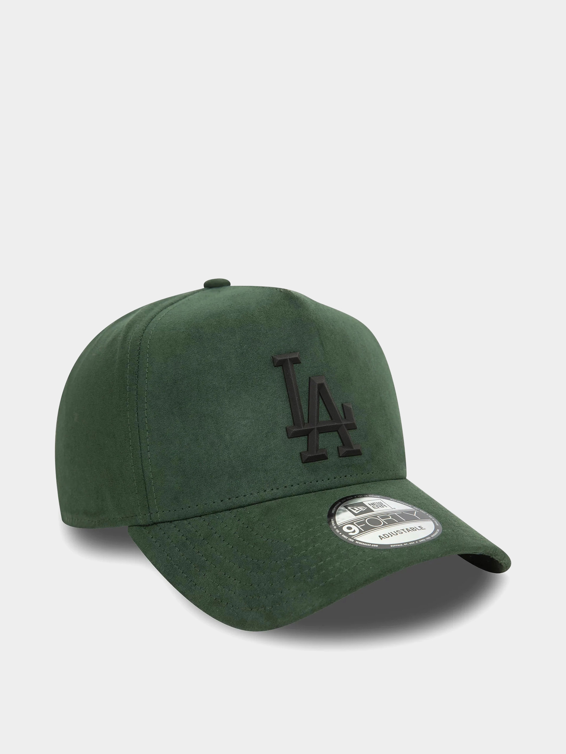 Czapka z daszkiem New Era Faux Suede E Frame La Dodgers (green)