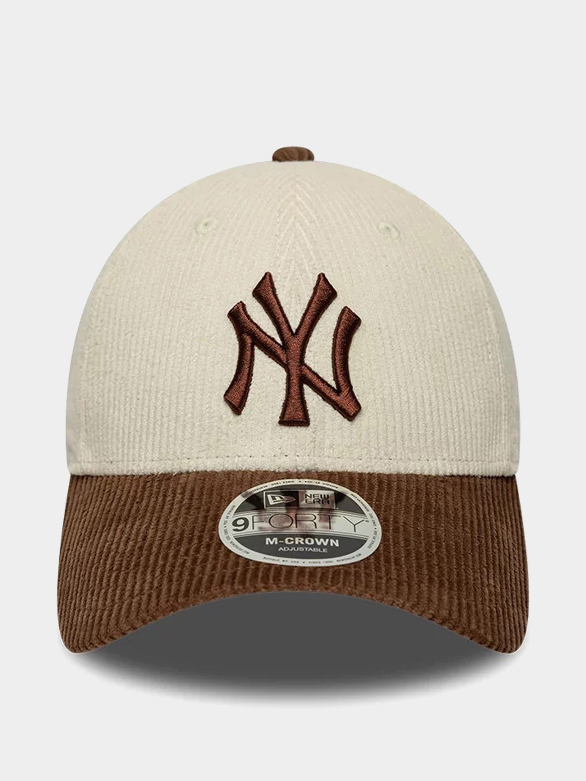 Czapka z daszkiem New Era Cord 9Forty Mc New York Yankees (light cream/brown)