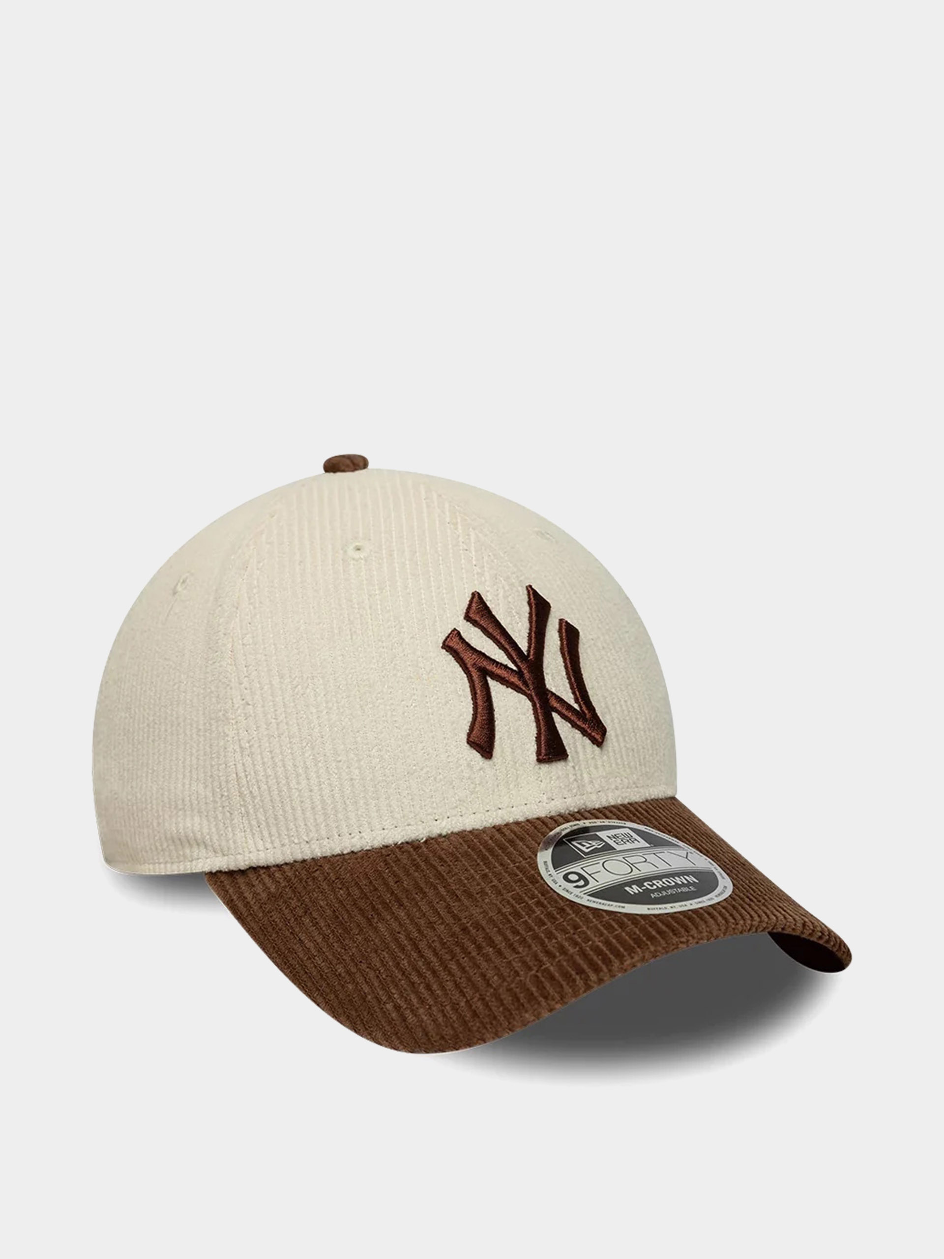 Czapka z daszkiem New Era Cord 9Forty Mc New York Yankees (light cream/brown)