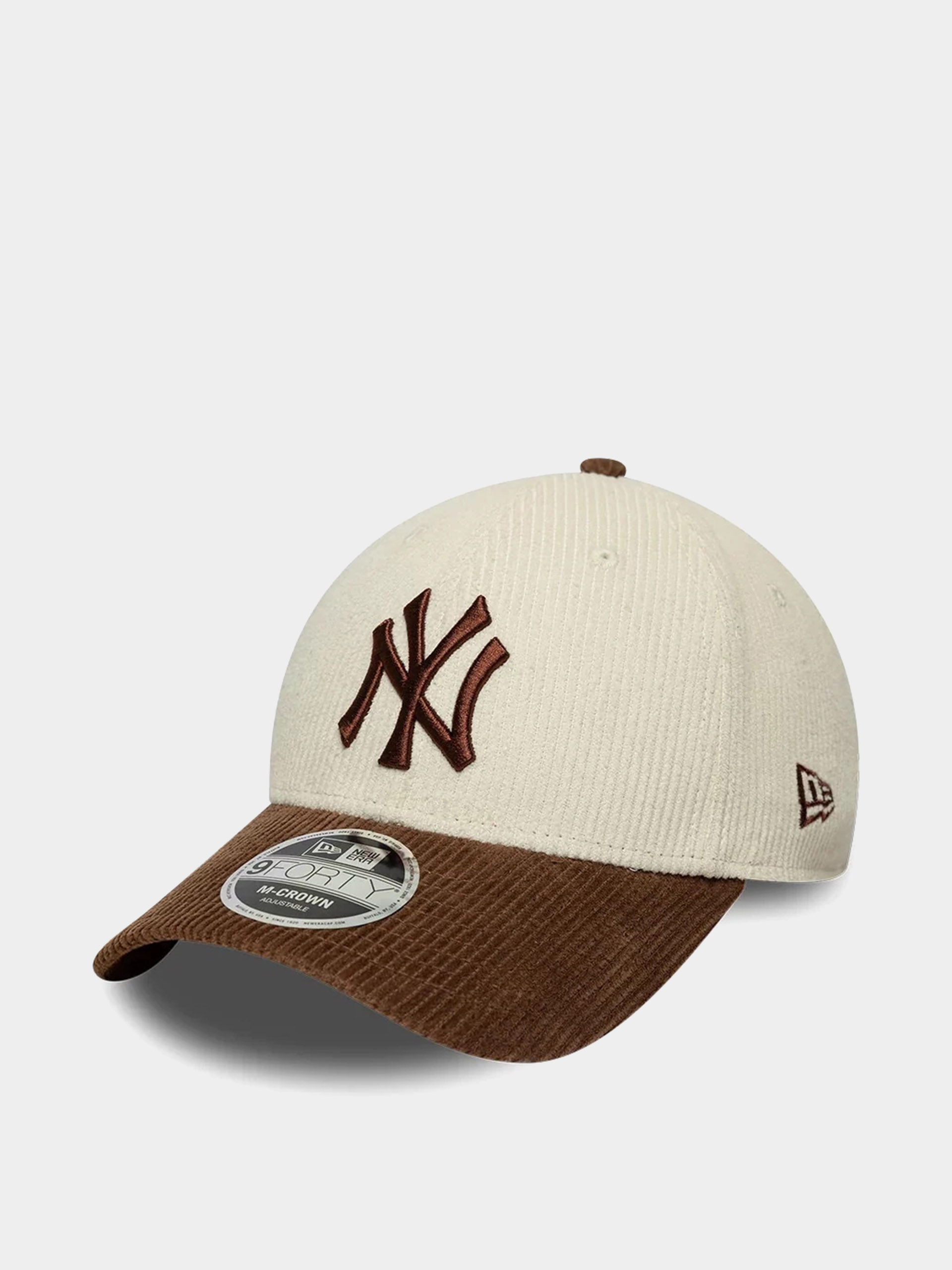 Czapka z daszkiem New Era Cord 9Forty Mc New York Yankees (light cream/brown)