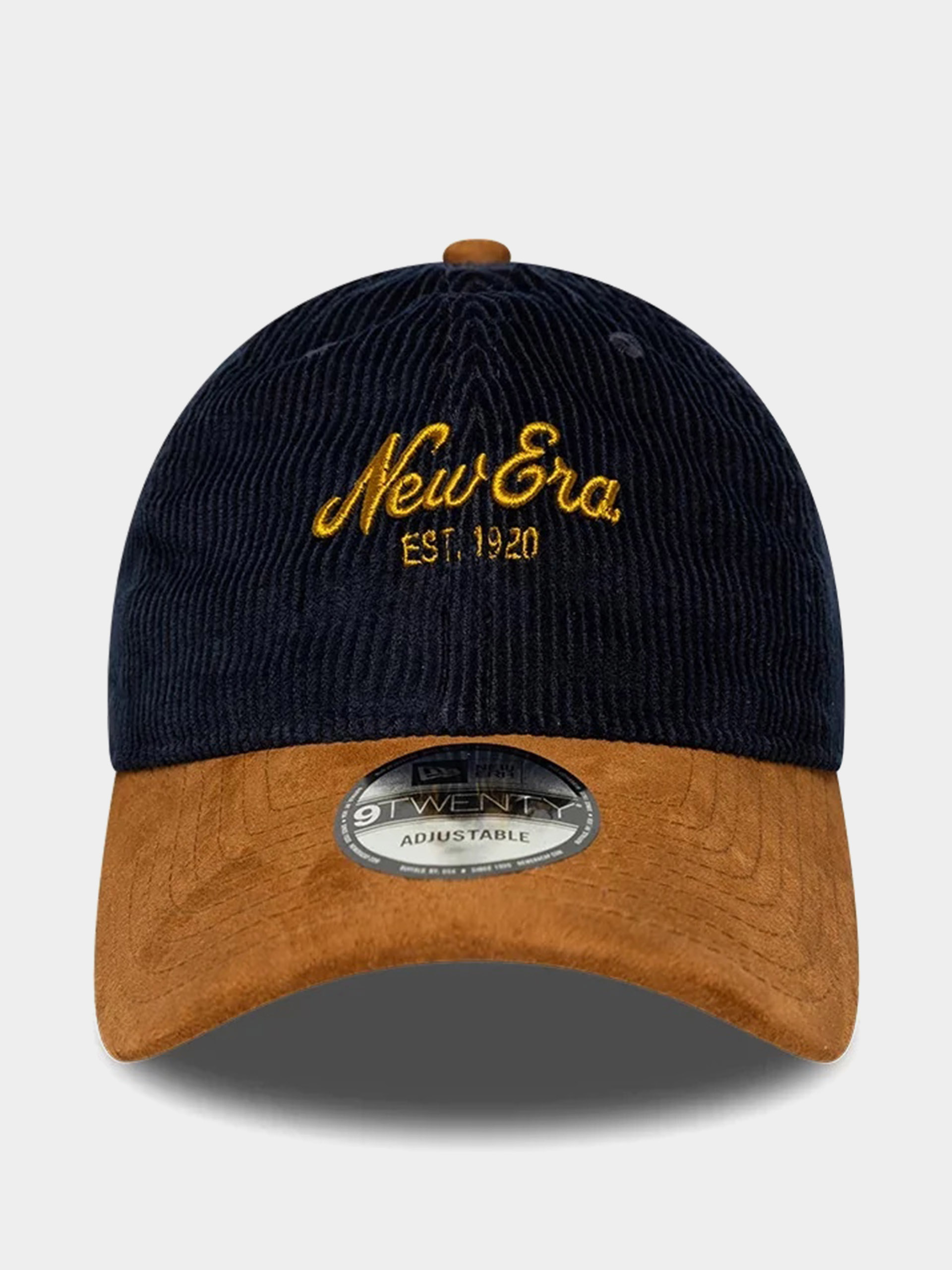 Czapka z daszkiem New Era Cord Mix 9Twenty (navy/brown)