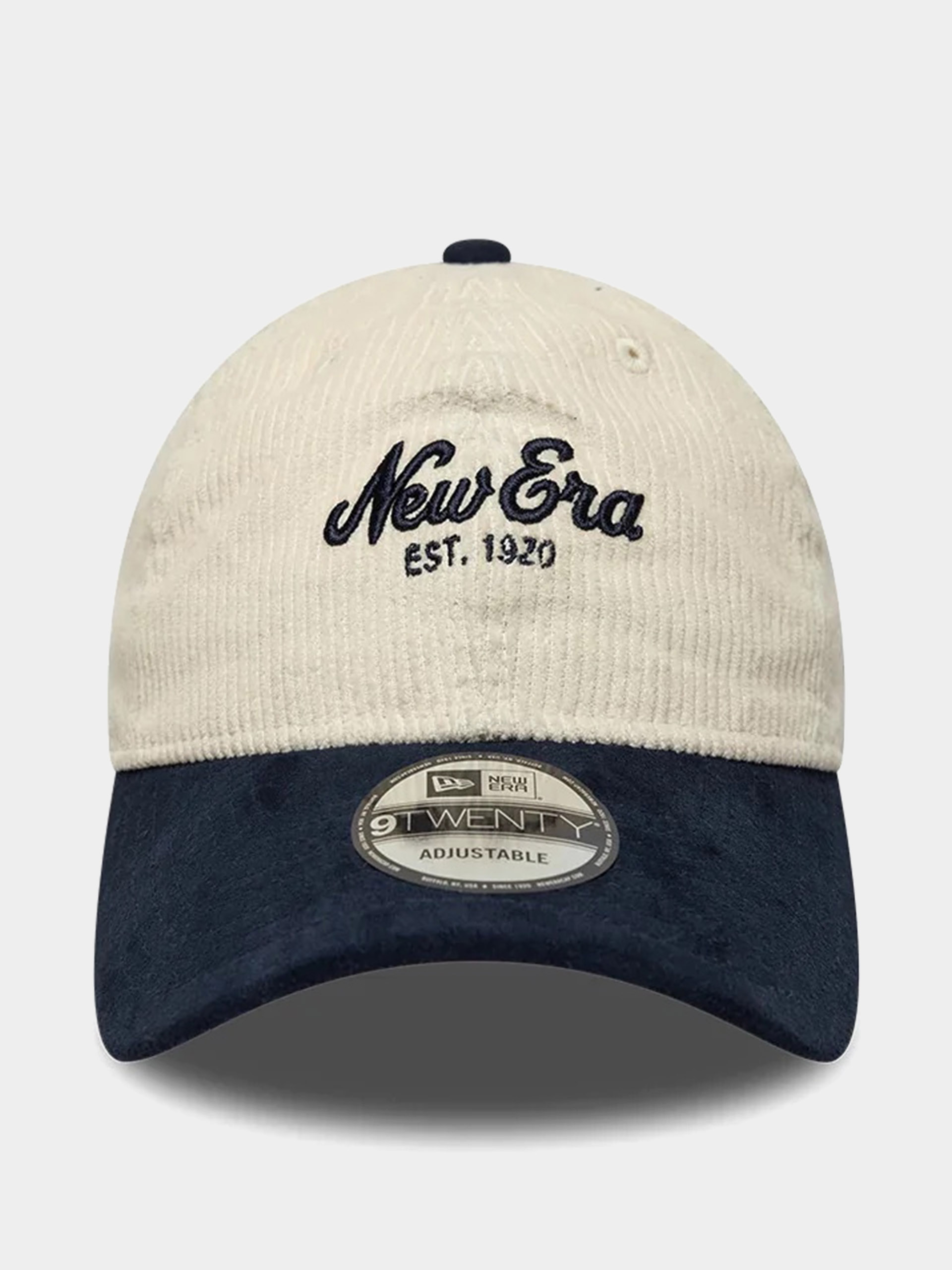 Czapka z daszkiem New Era Cord Mix 9Twenty (cream/navy)