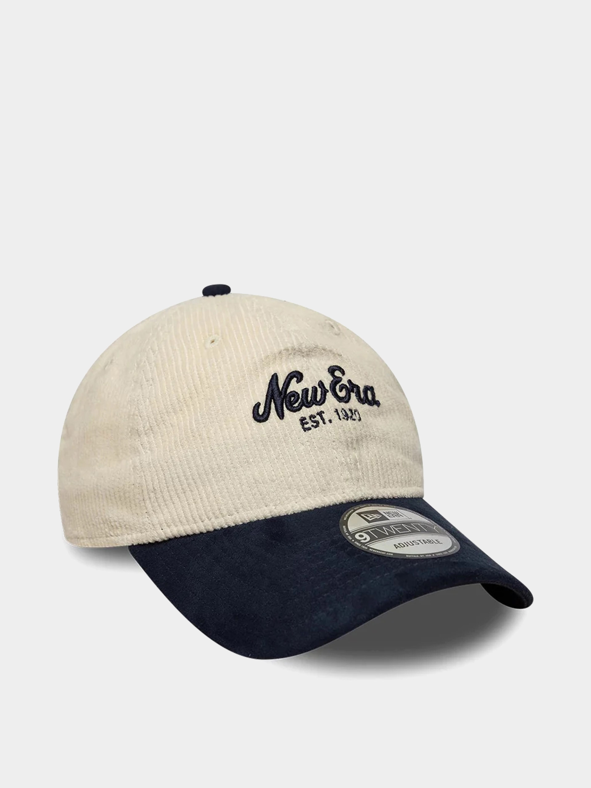 Czapka z daszkiem New Era Cord Mix 9Twenty (cream/navy)