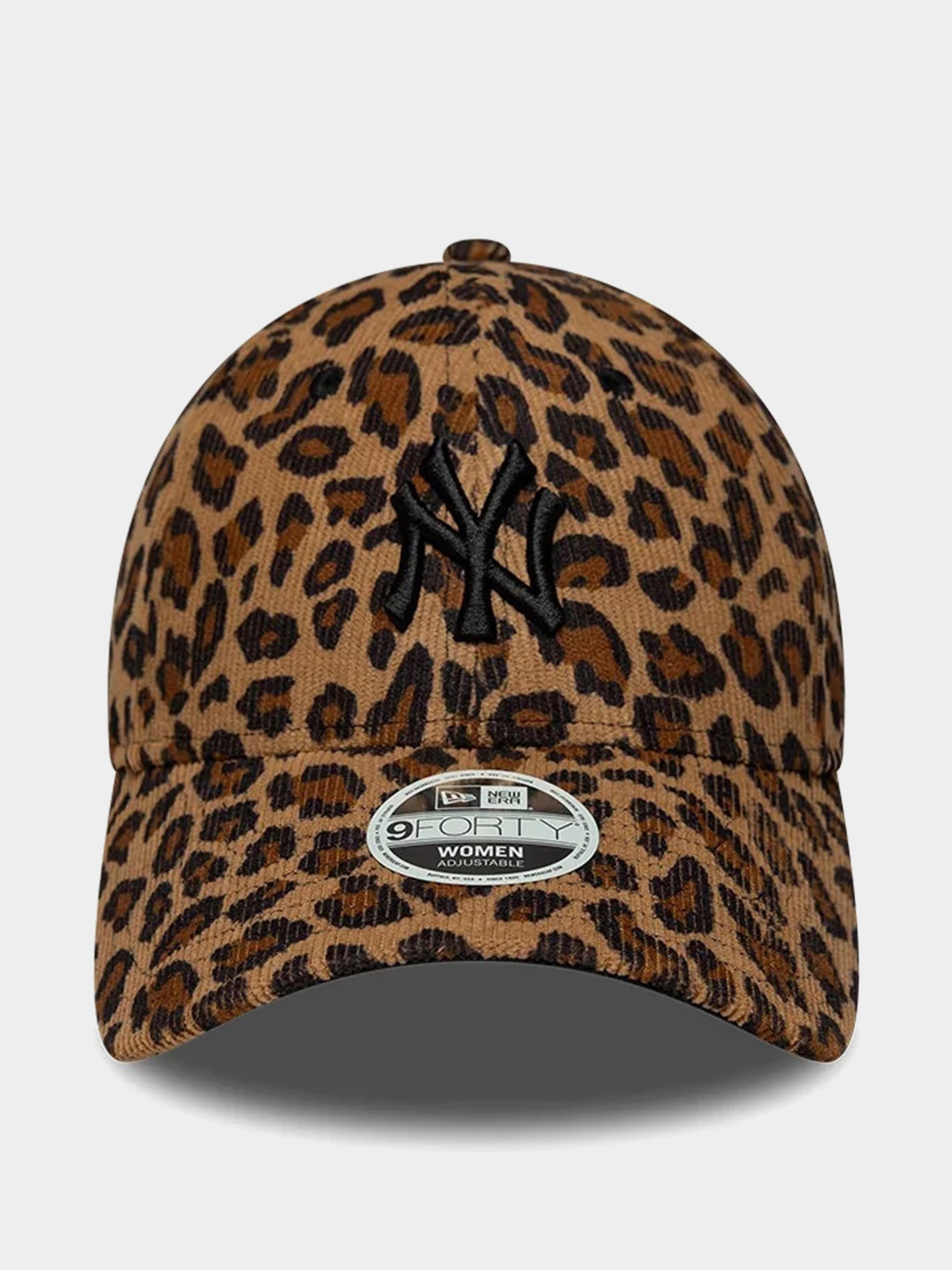 Czapka z daszkiem New Era Leopard Cord 9Forty New York Yankees Wmn (leo brown)