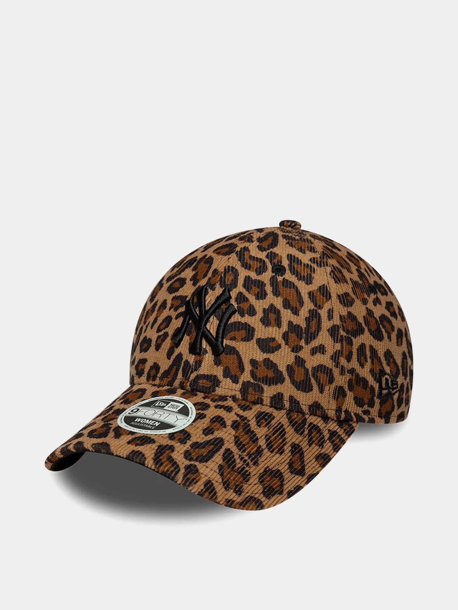Czapka z daszkiem New Era Leopard Cord 9Forty New York Yankees Wmn (leo brown)