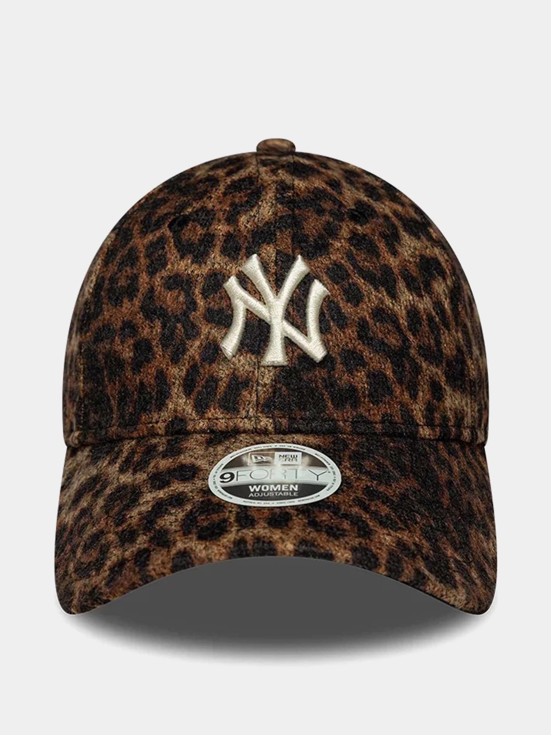 Czapka z daszkiem New Era Cosy Leopard 9Forty New York Yankees Wmn (dark leo)