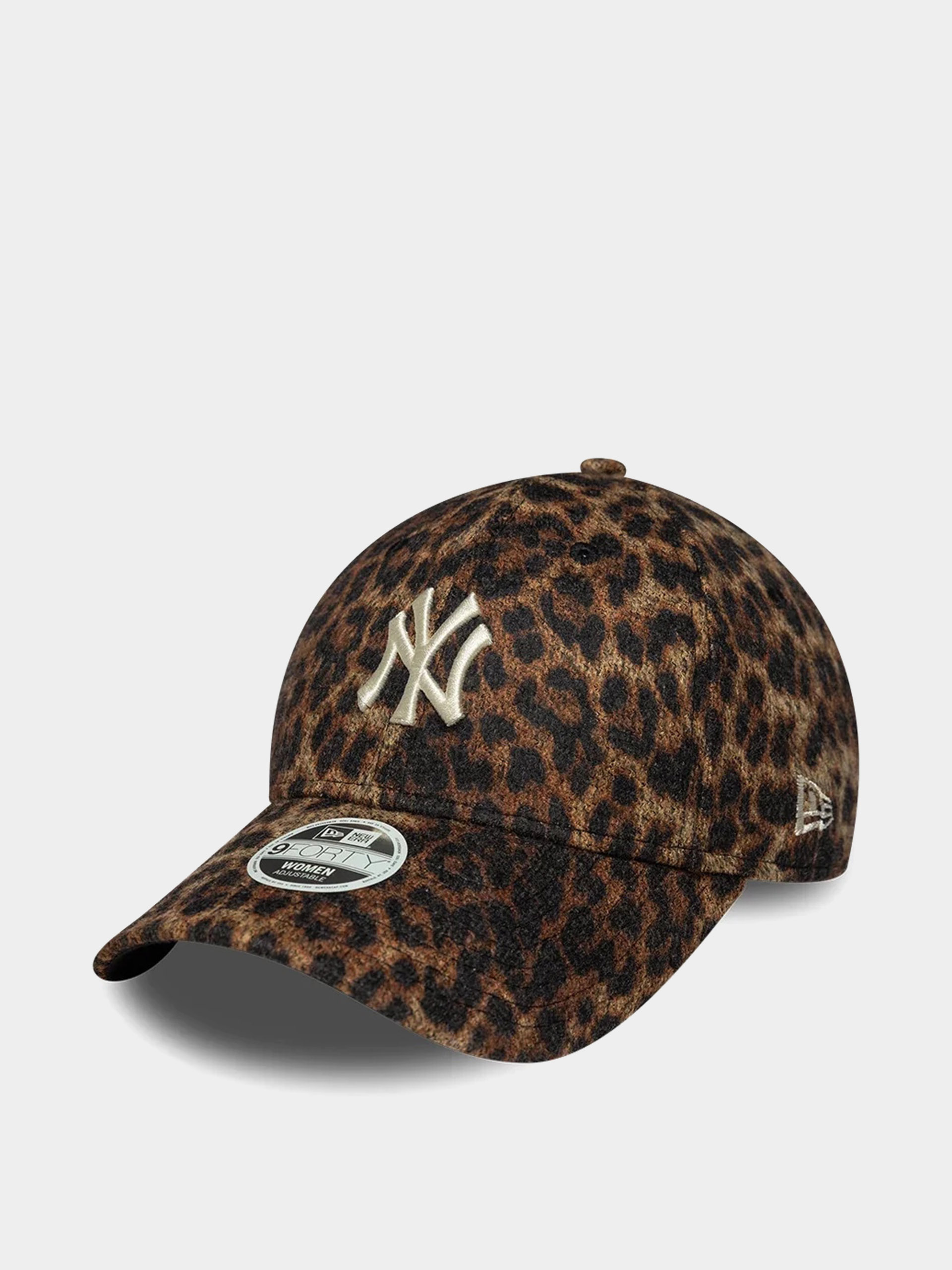 Czapka z daszkiem New Era Cosy Leopard 9Forty New York Yankees Wmn (dark leo)