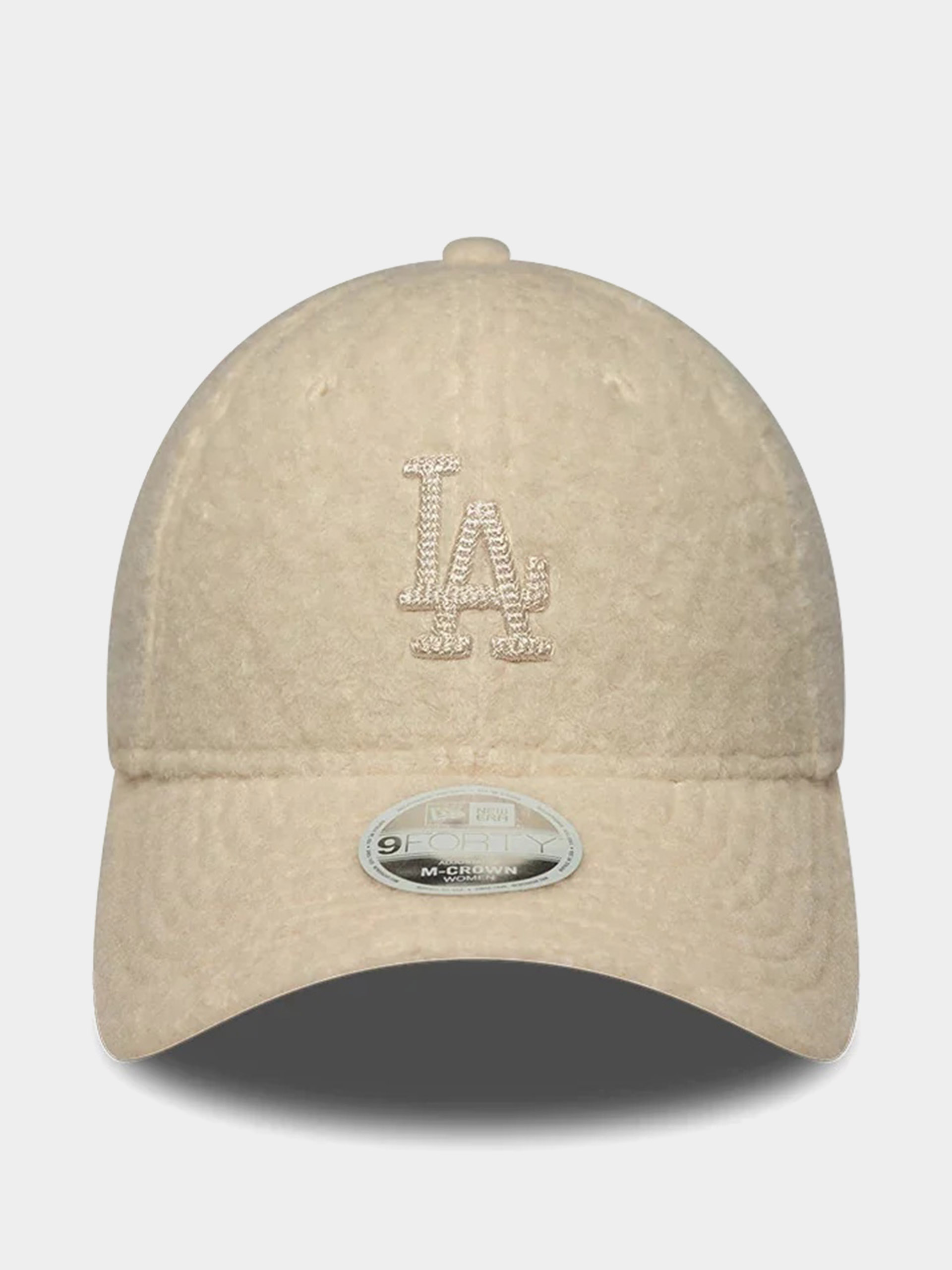 Czapka z daszkiem New Era Winter Borg 9Forty Mc Los Angeles Dodgers Wmn (light cream)