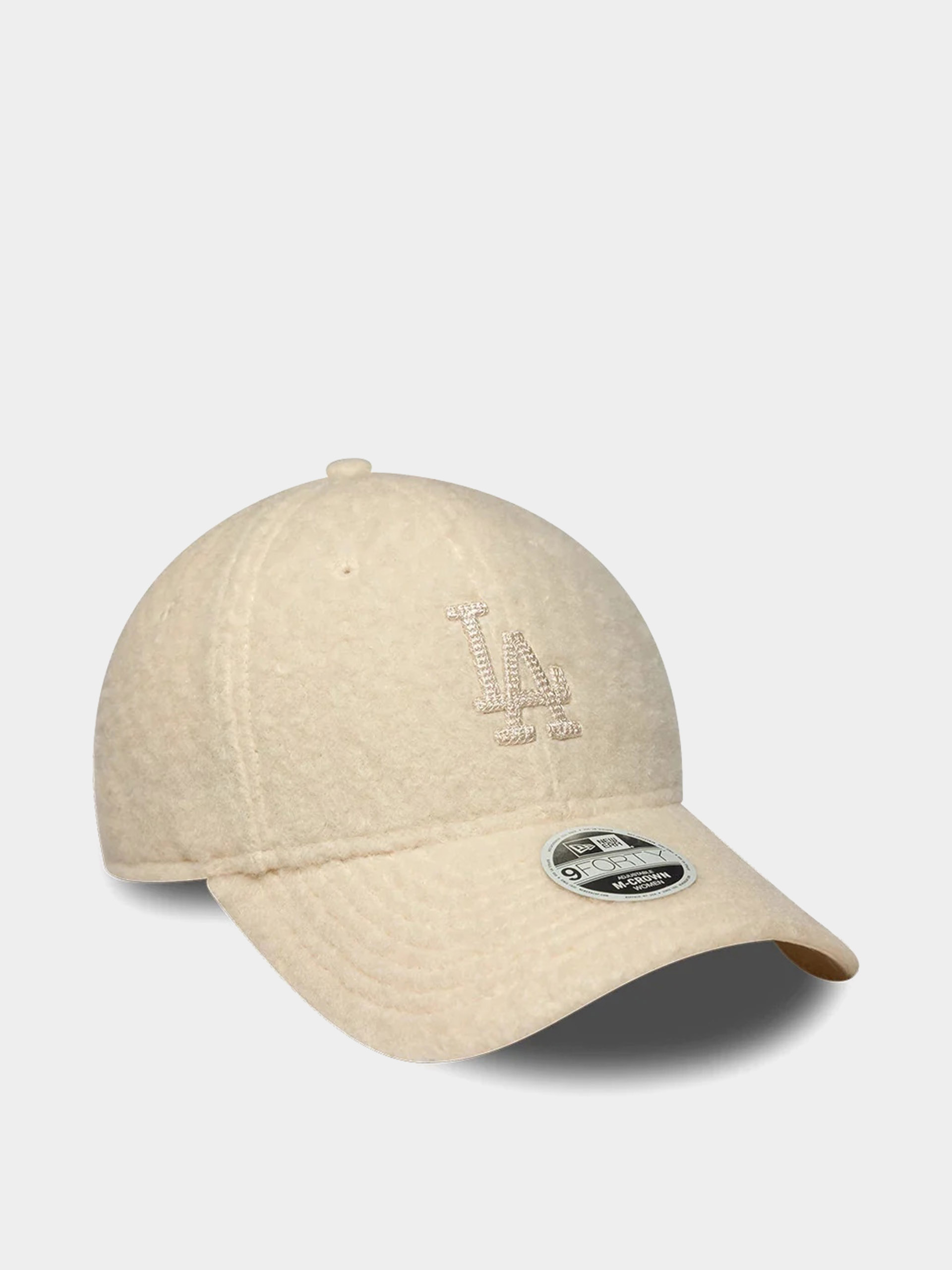Czapka z daszkiem New Era Winter Borg 9Forty Mc Los Angeles Dodgers Wmn (light cream)