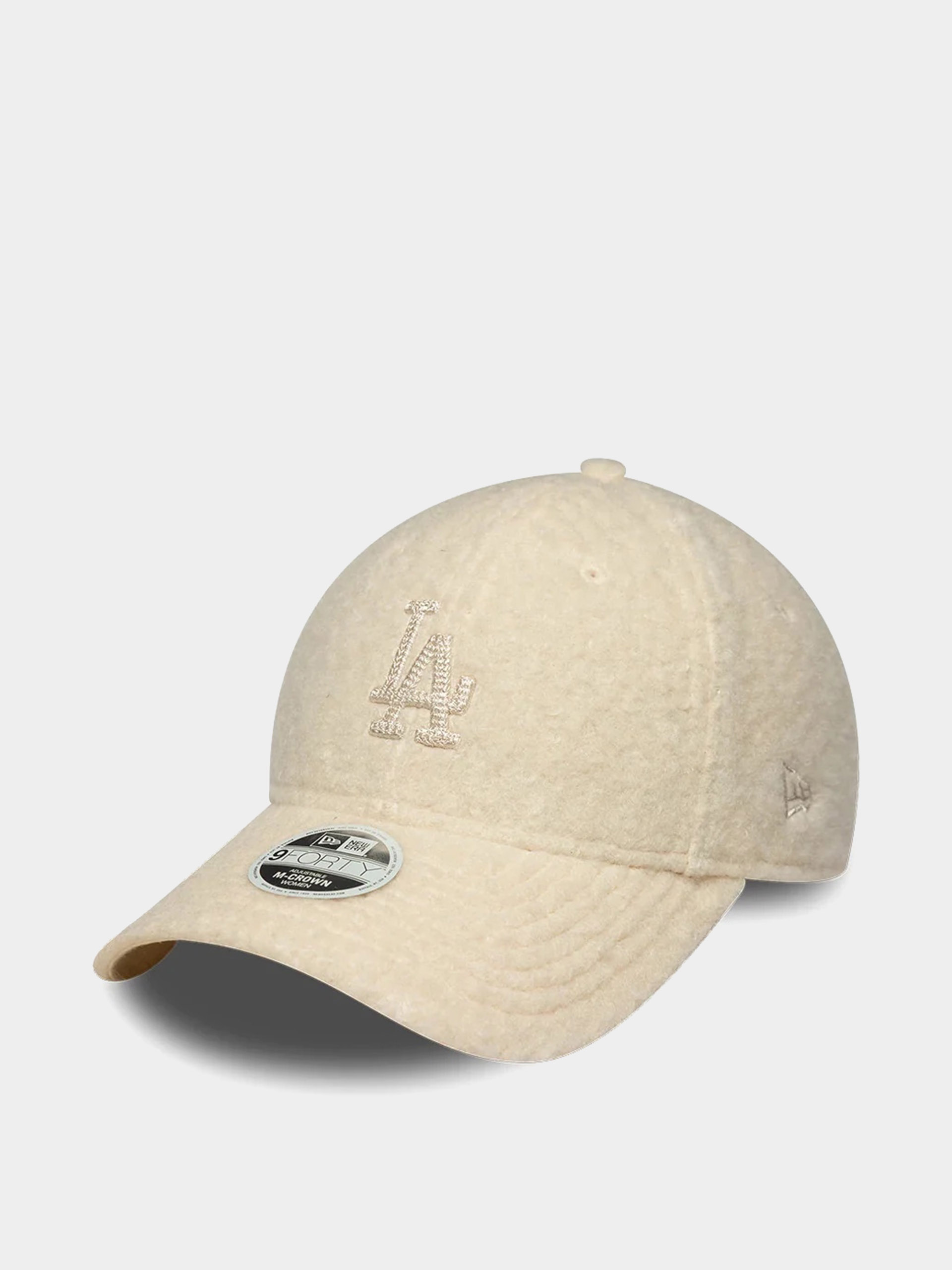 Czapka z daszkiem New Era Winter Borg 9Forty Mc Los Angeles Dodgers Wmn (light cream)
