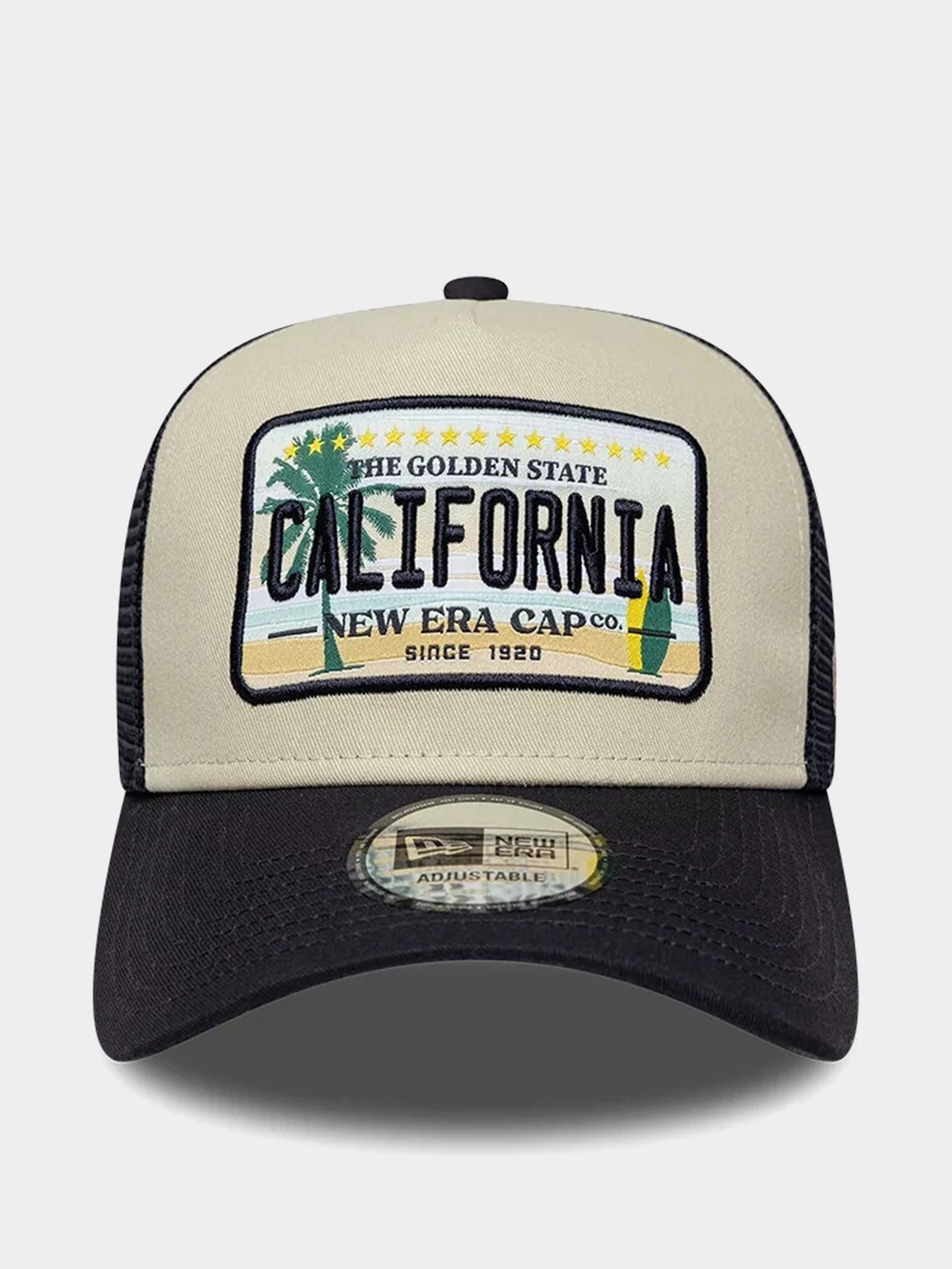 Czapka z daszkiem New Era Licence Plate Trucker (navy/stone)