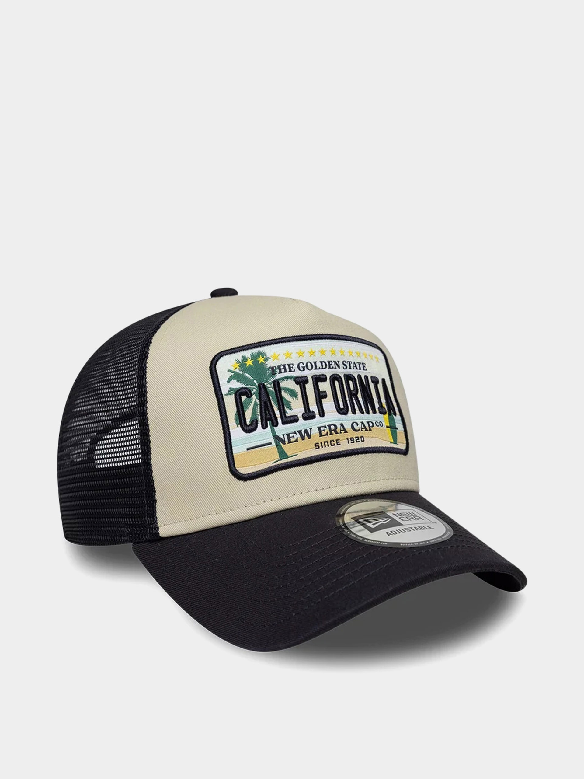 Czapka z daszkiem New Era Licence Plate Trucker (navy/stone)