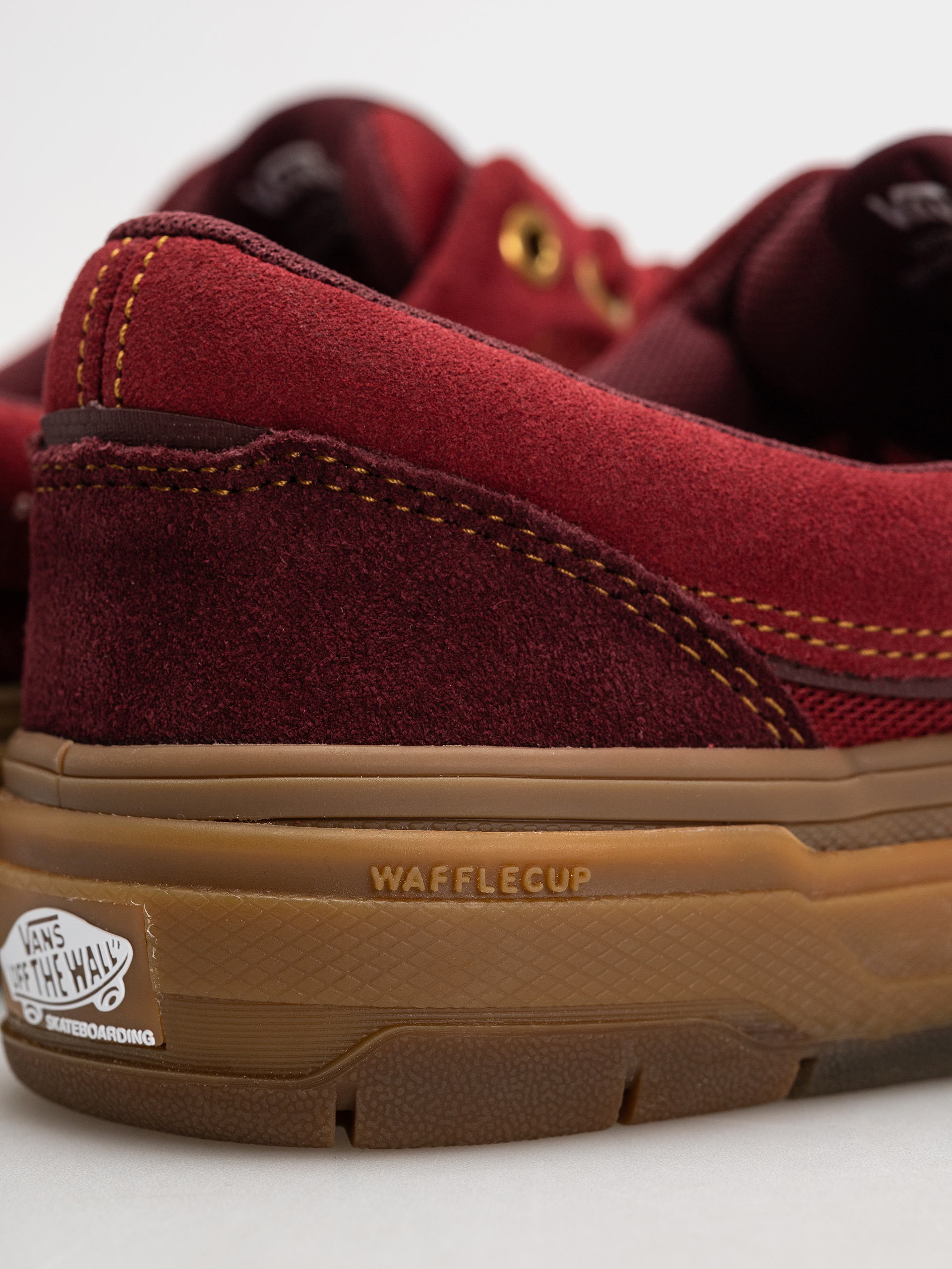 Buty Vans Skate Era Wafflecup (dark red/gum)
