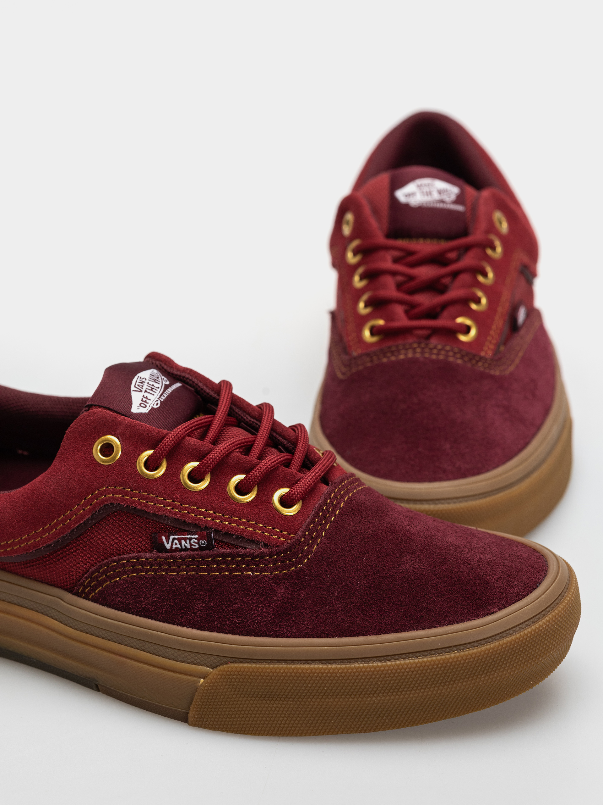 Buty Vans Skate Era Wafflecup (dark red/gum)