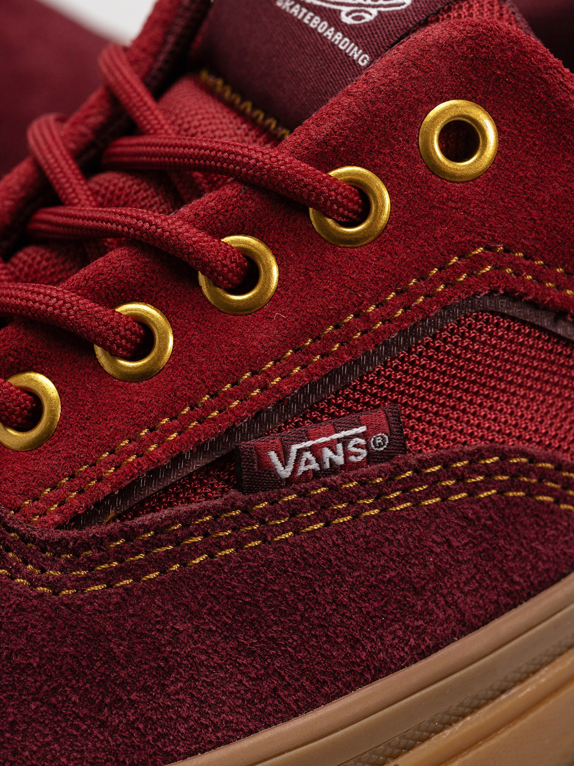 Buty Vans Skate Era Wafflecup (dark red/gum)