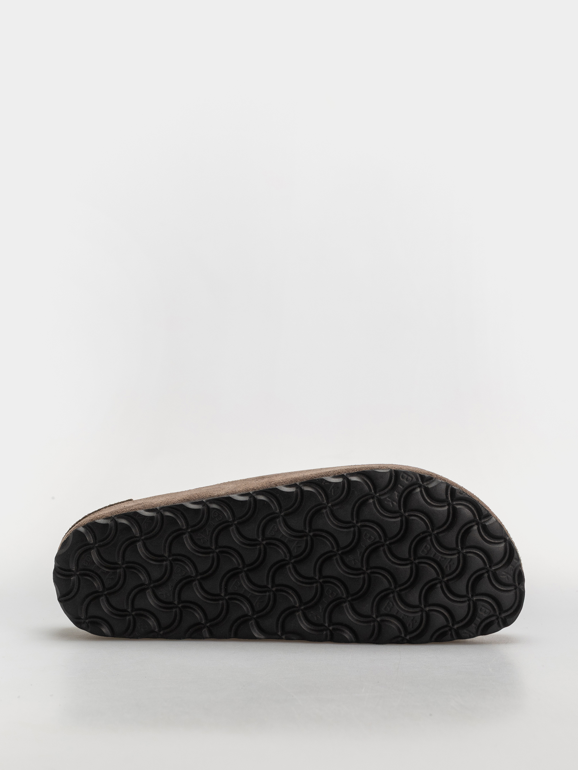 Klapki Birkenstock Naples Wrapped Suede Leather Narrow (concrete gray)