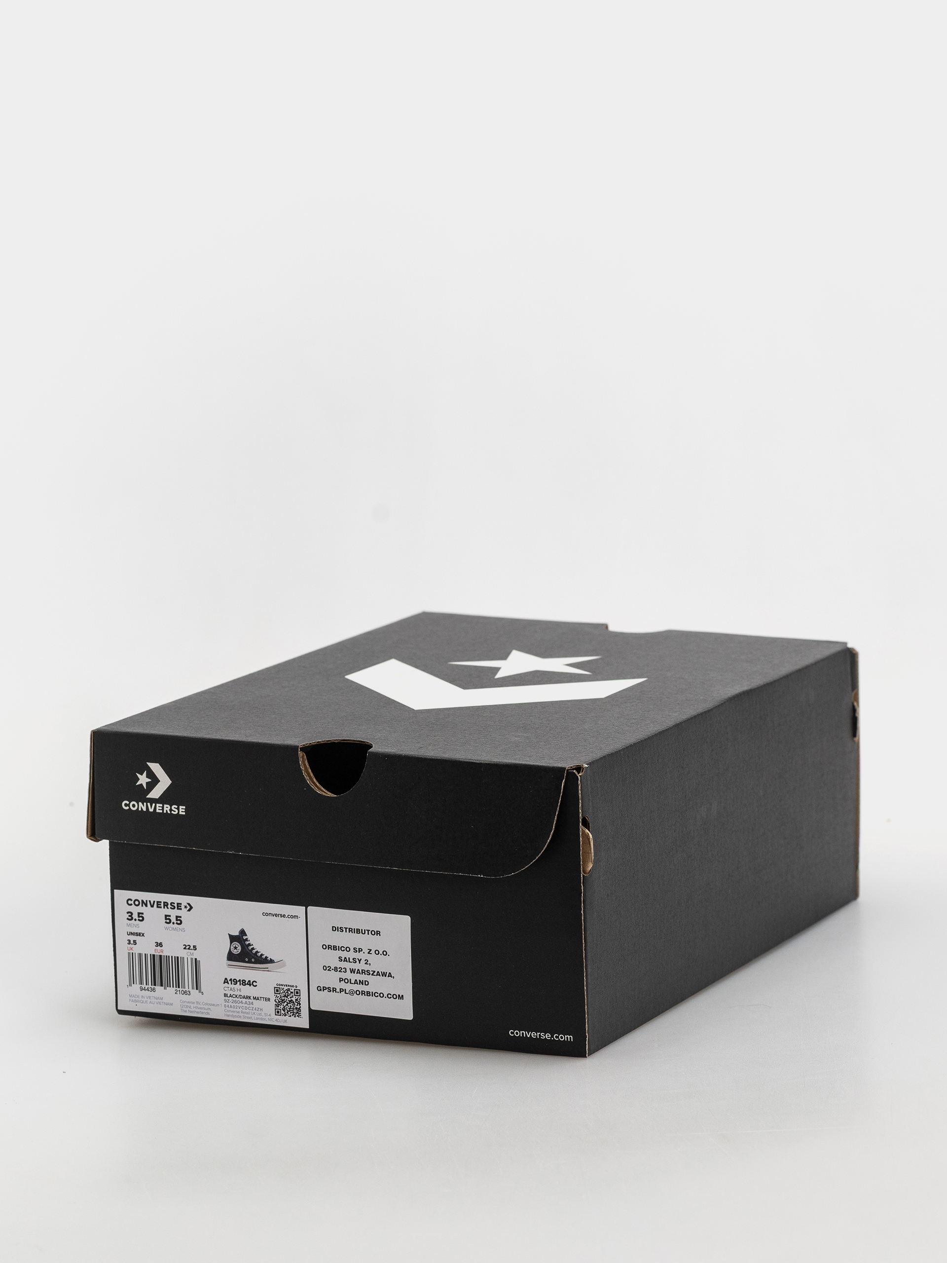 Trampki Converse Chuck Taylor All Star Hi Wmn (black/dark matter/natural ivory)