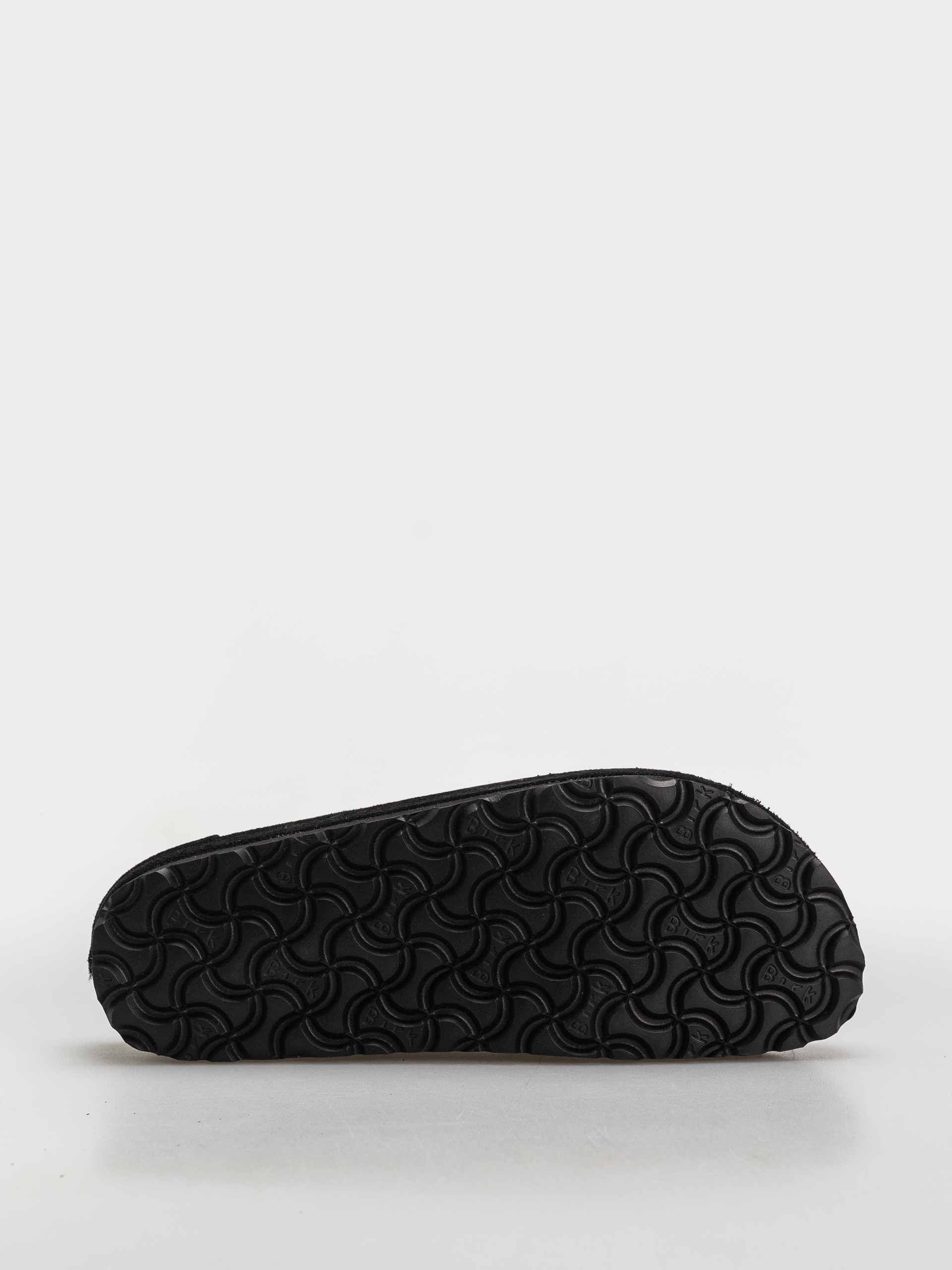Klapki Birkenstock Naples Wrapped Suede Leather Narrow (black)