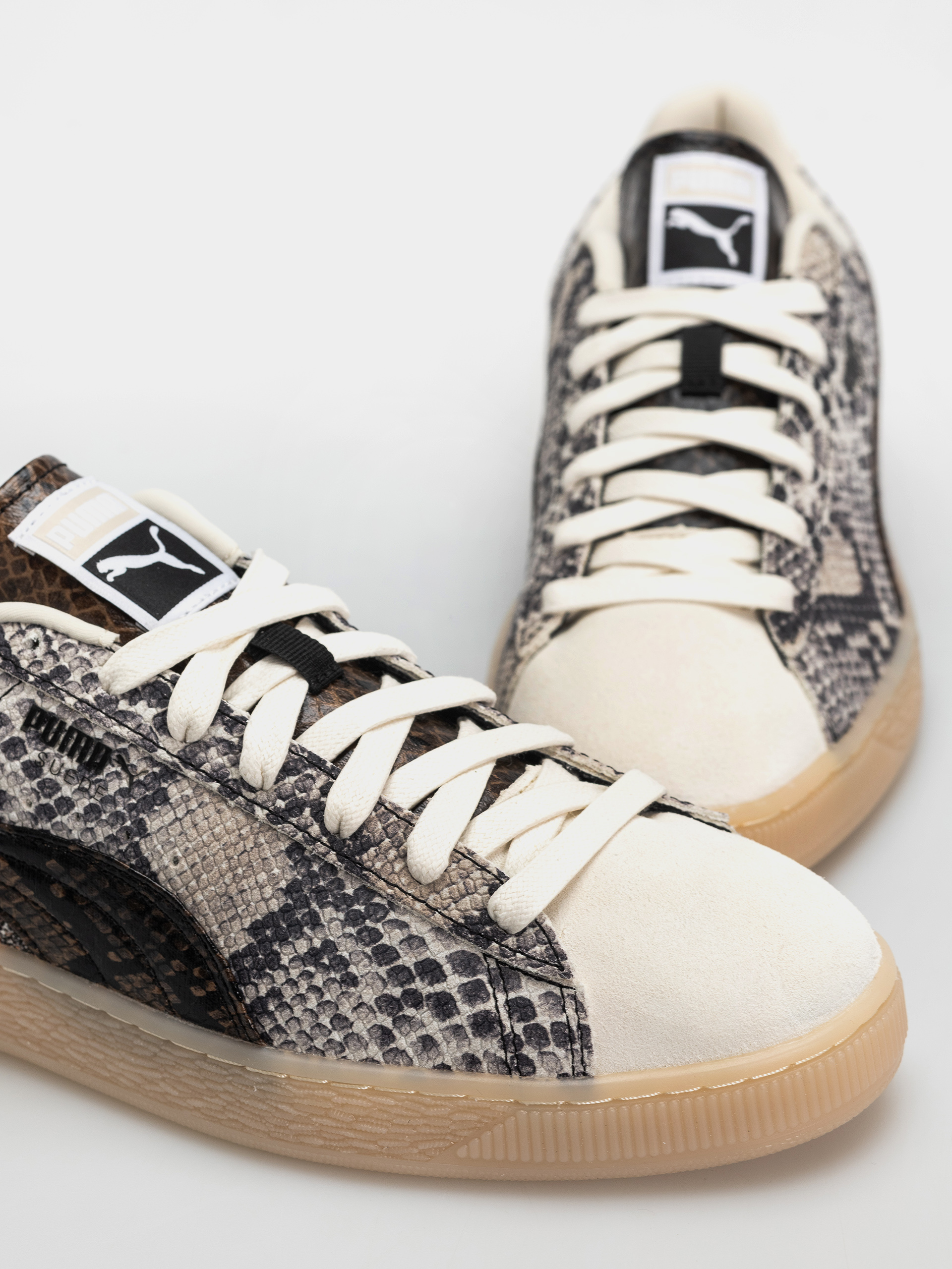 Buty Puma Suede Snake (frosted ivory/puma black)