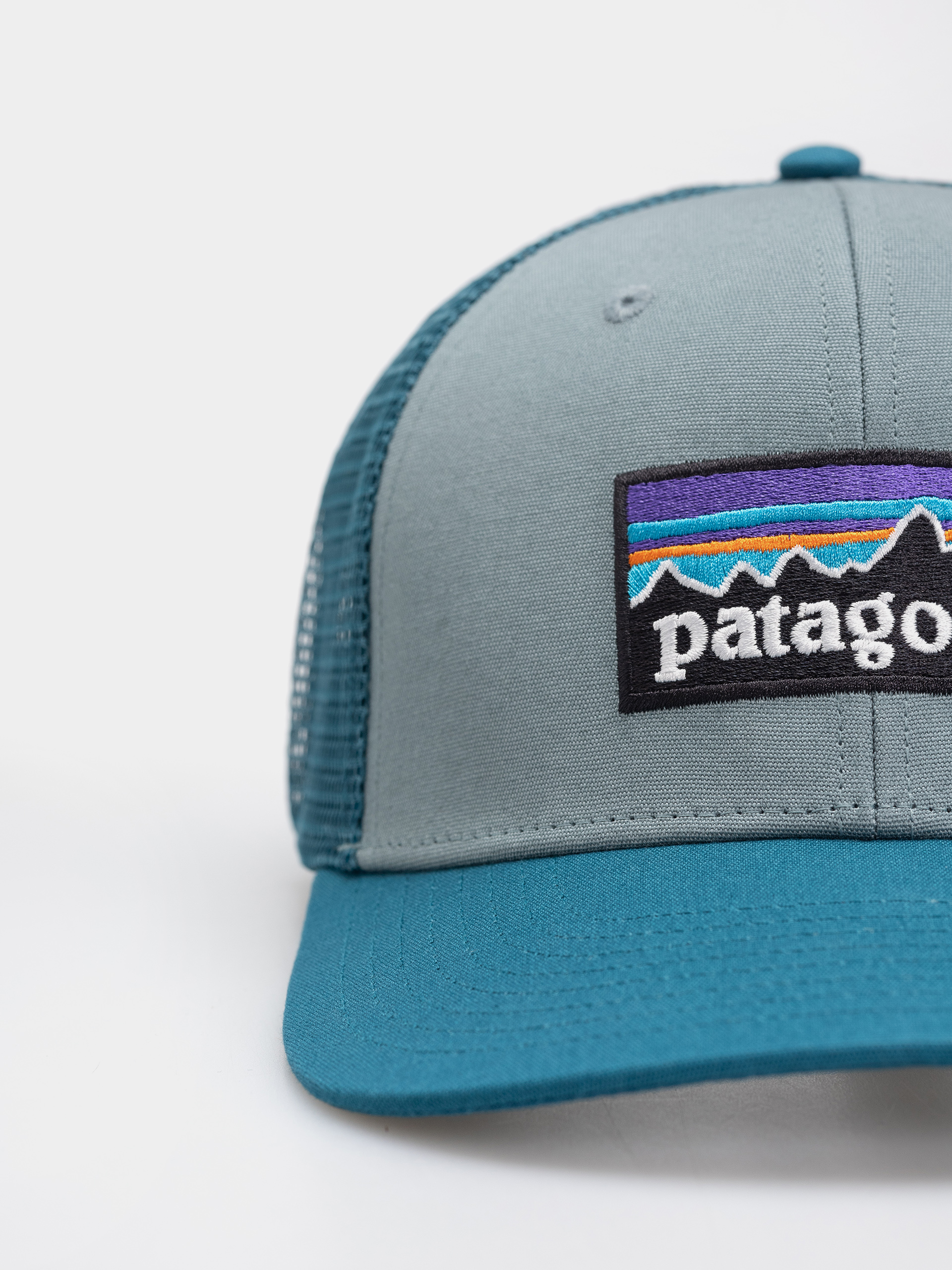 Czapka z daszkiem Patagonia P 6 Logo Trucker (blue sage)