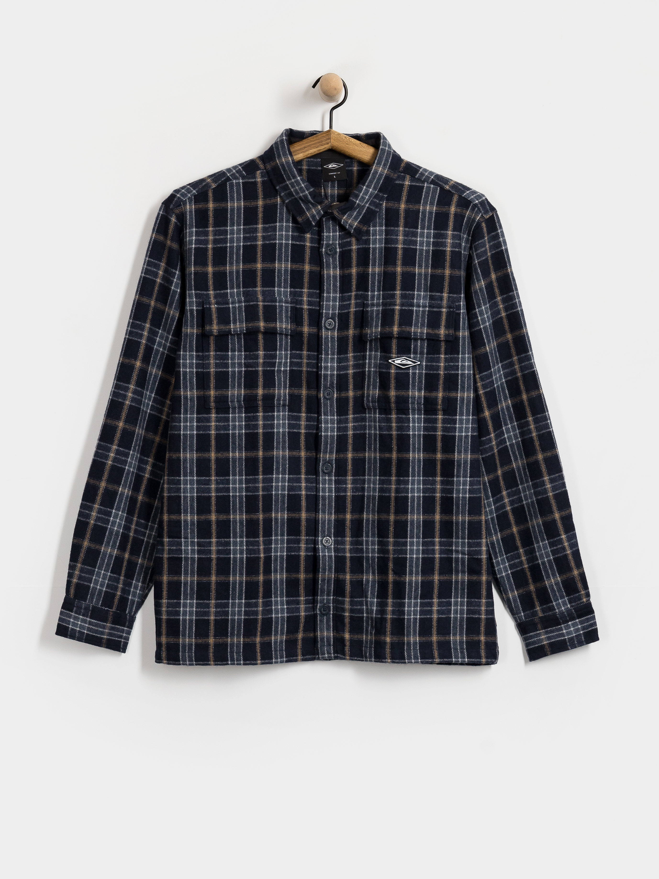 Koszula Quiksilver Diamond Wool (dark navy diamond check)
