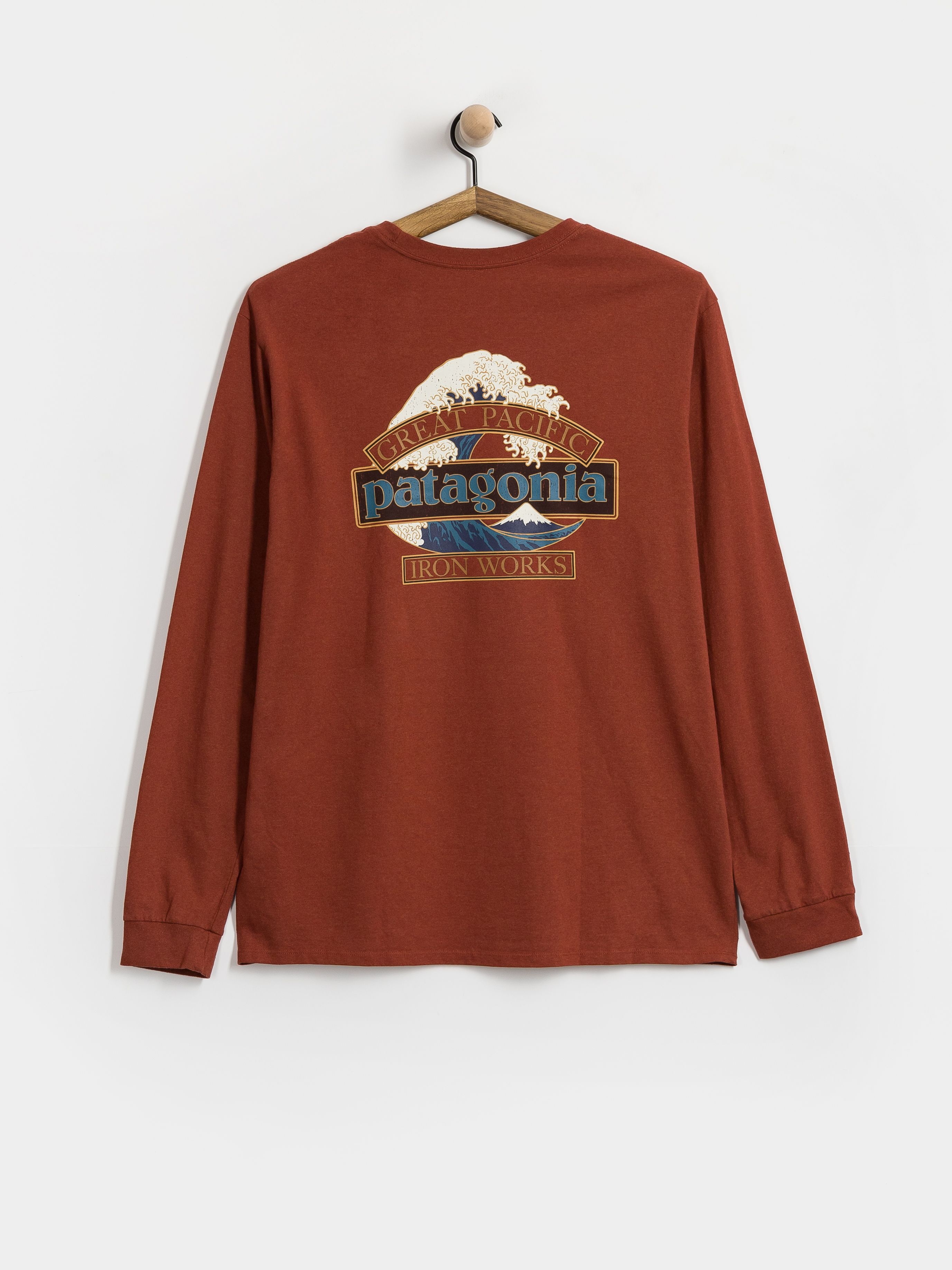 Longsleeve Patagonia Great Waves Responsibili (rusty red)
