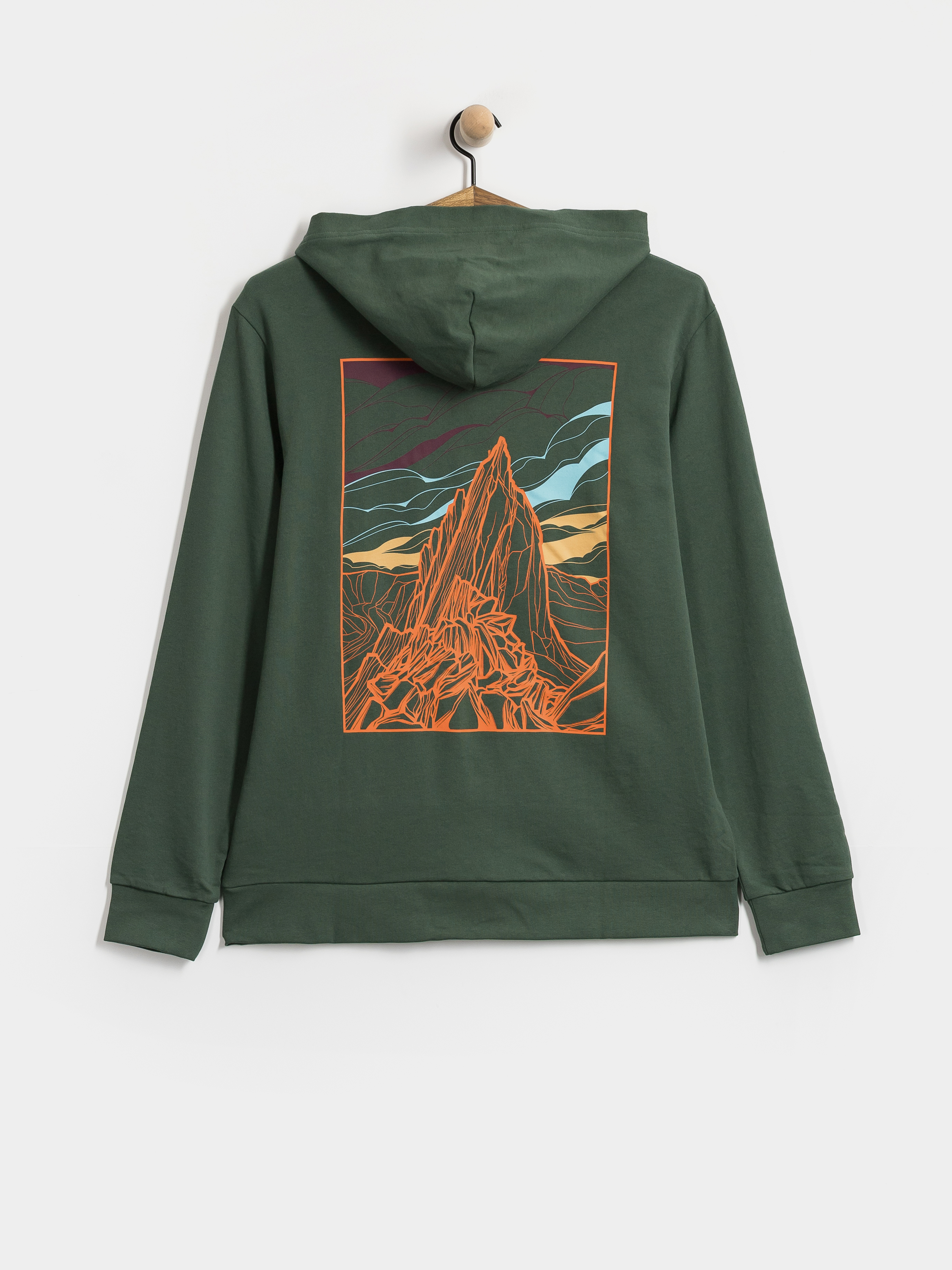 Bluza z kapturem Patagonia Cloud Crag Daily HD (canopy green)