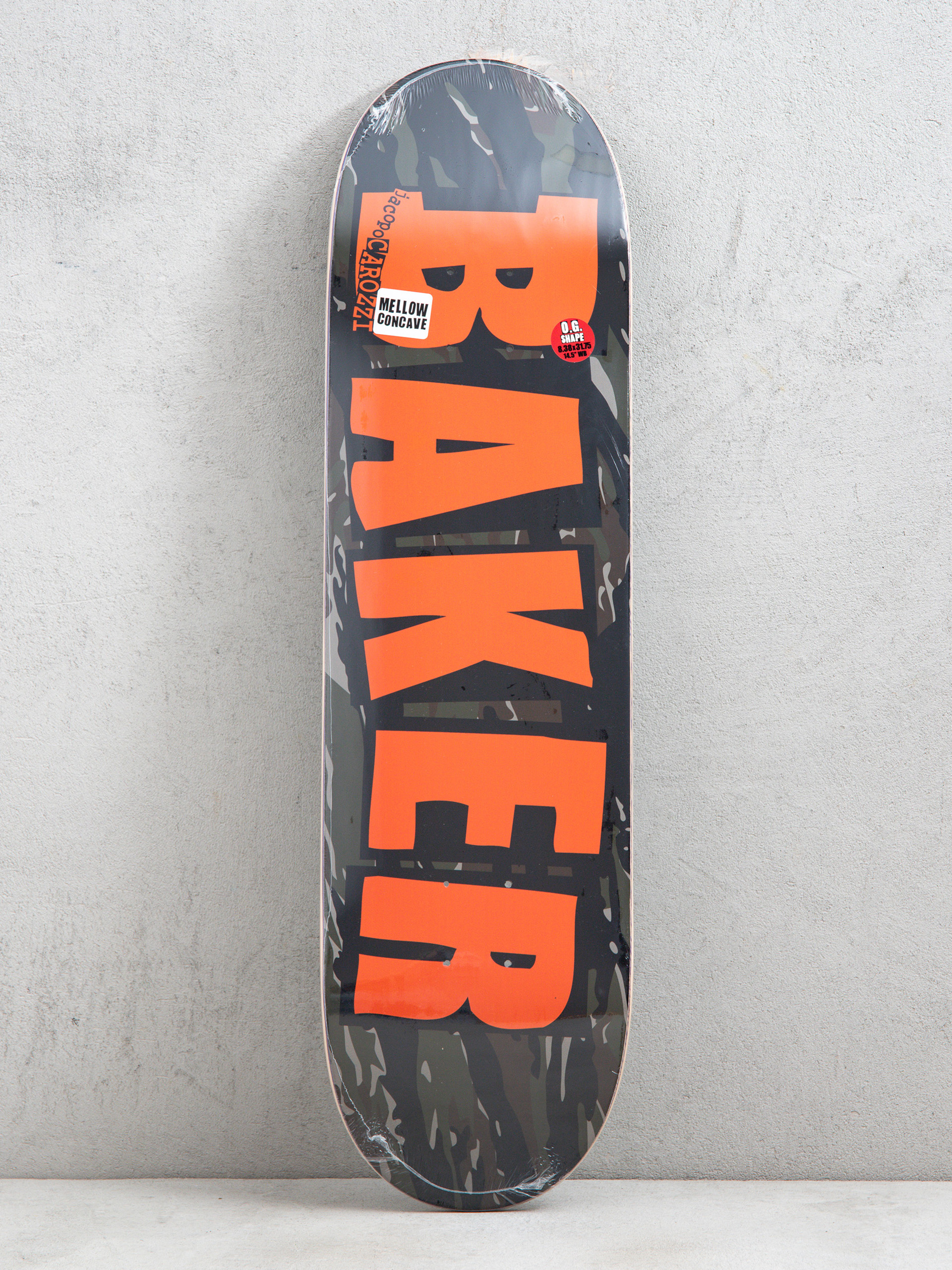 Deck Baker Jacopo Carozzi Brand Logo Tiger Stripe