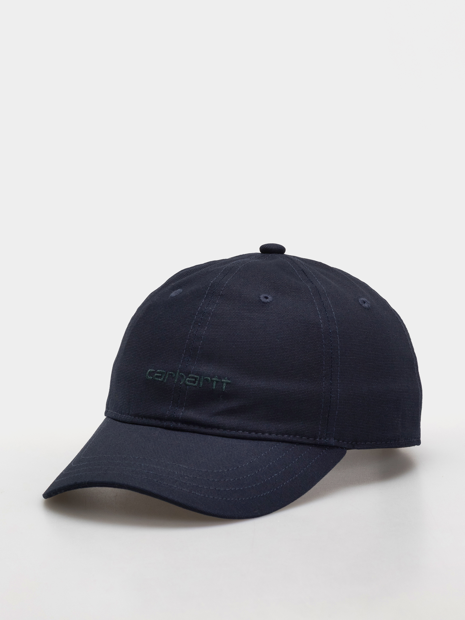 Czapka z daszkiem Carhartt WIP Canvas Script (dark navy/dark scarab)