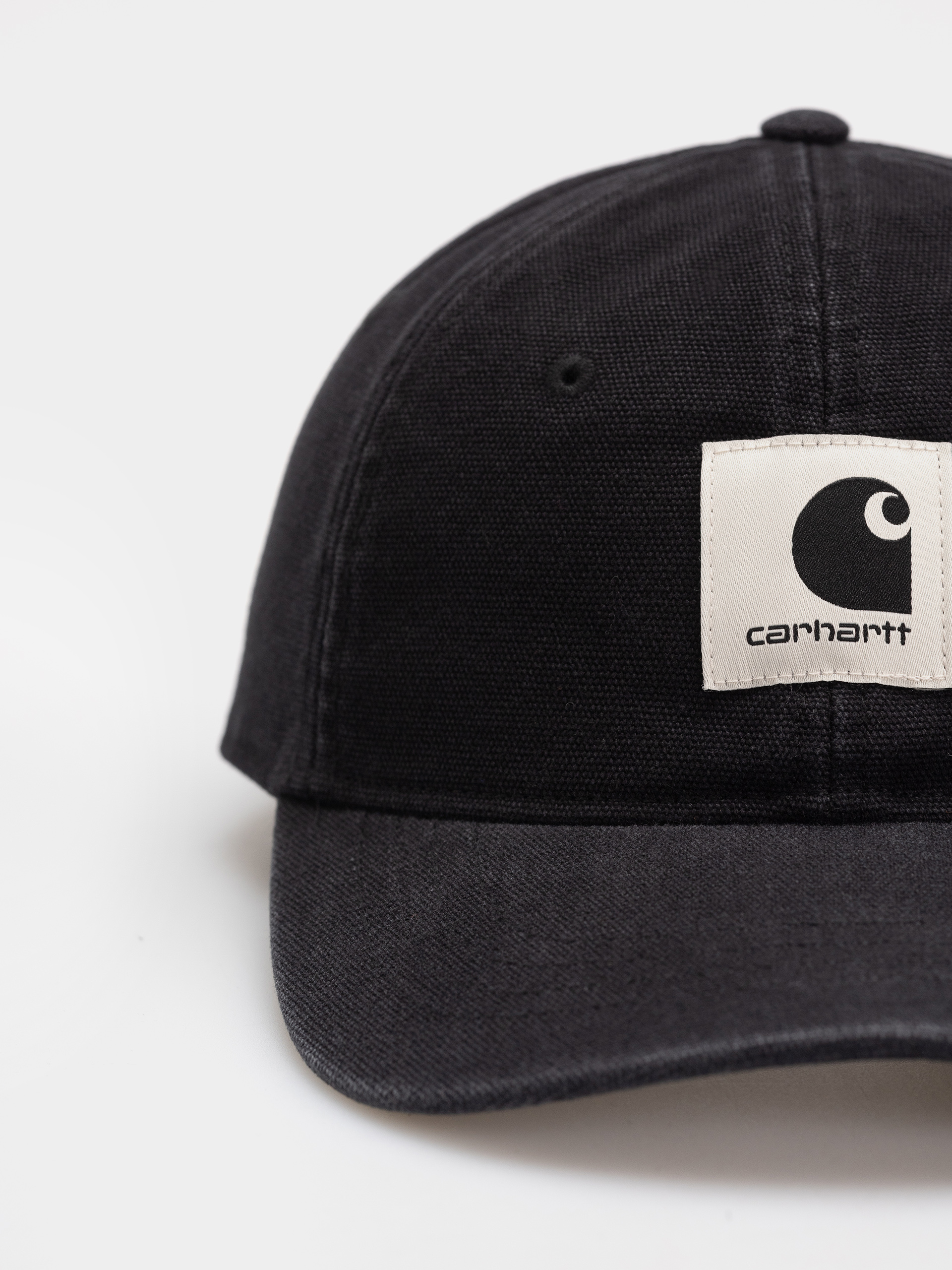 Czapka z daszkiem Carhartt WIP Canvas (black/stone washed)