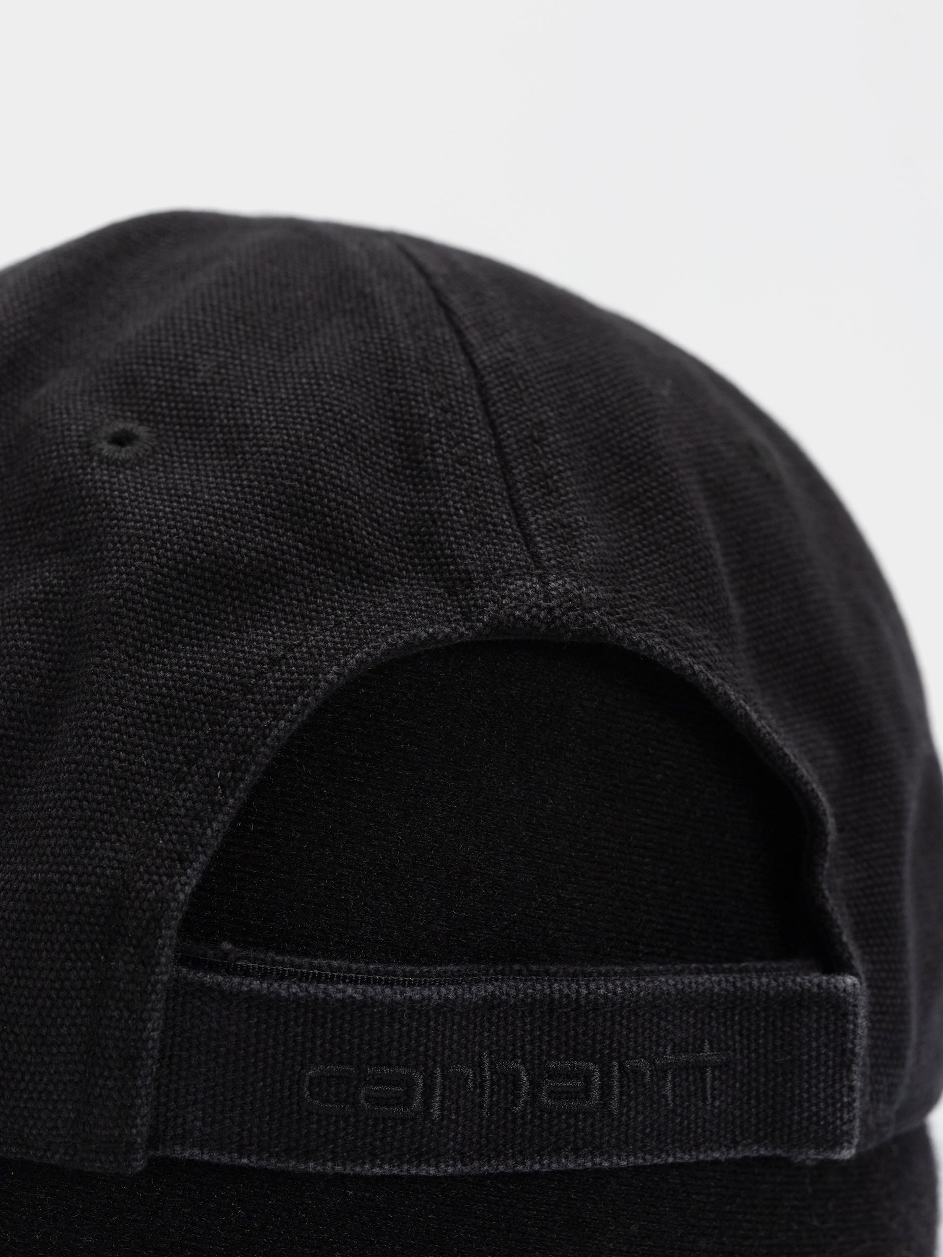 Czapka z daszkiem Carhartt WIP Canvas (black/stone washed)