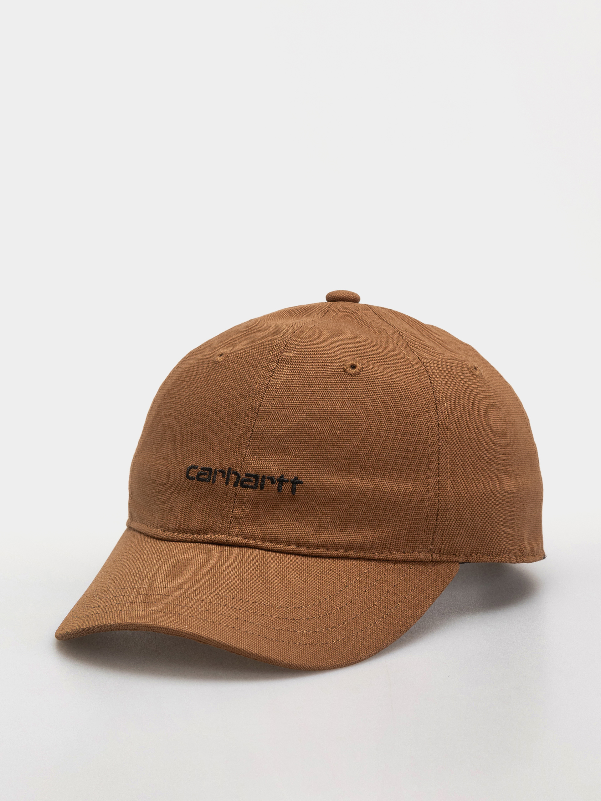 Czapka z daszkiem Carhartt WIP Canvas Script (wip h brown/black)
