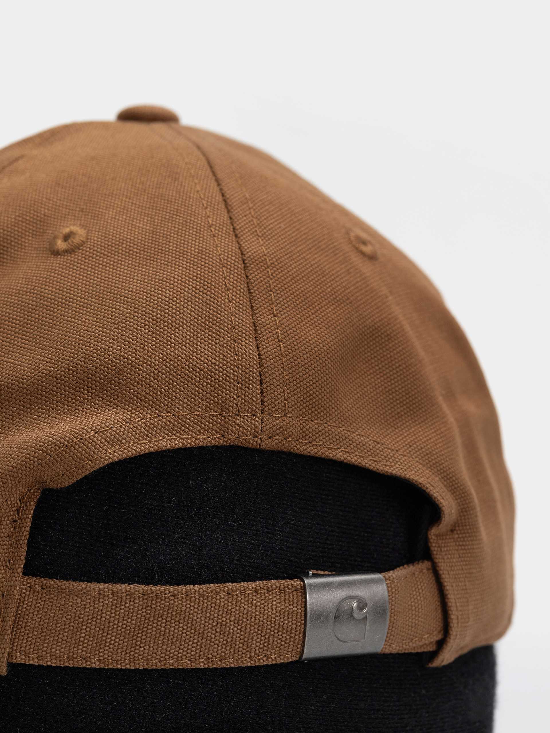 Czapka z daszkiem Carhartt WIP Canvas Script (wip h brown/black)